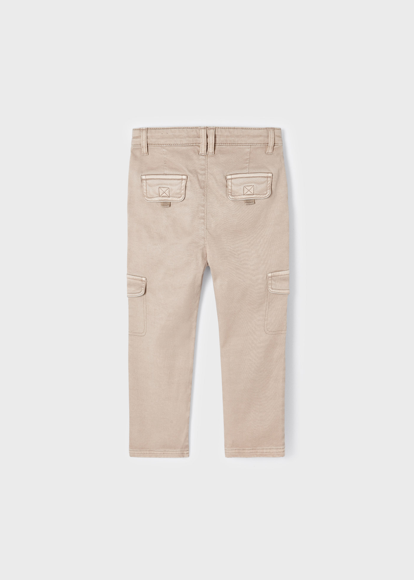 Boys' Khaki Green Plain Kids' Cargo Trousers – Threadbare