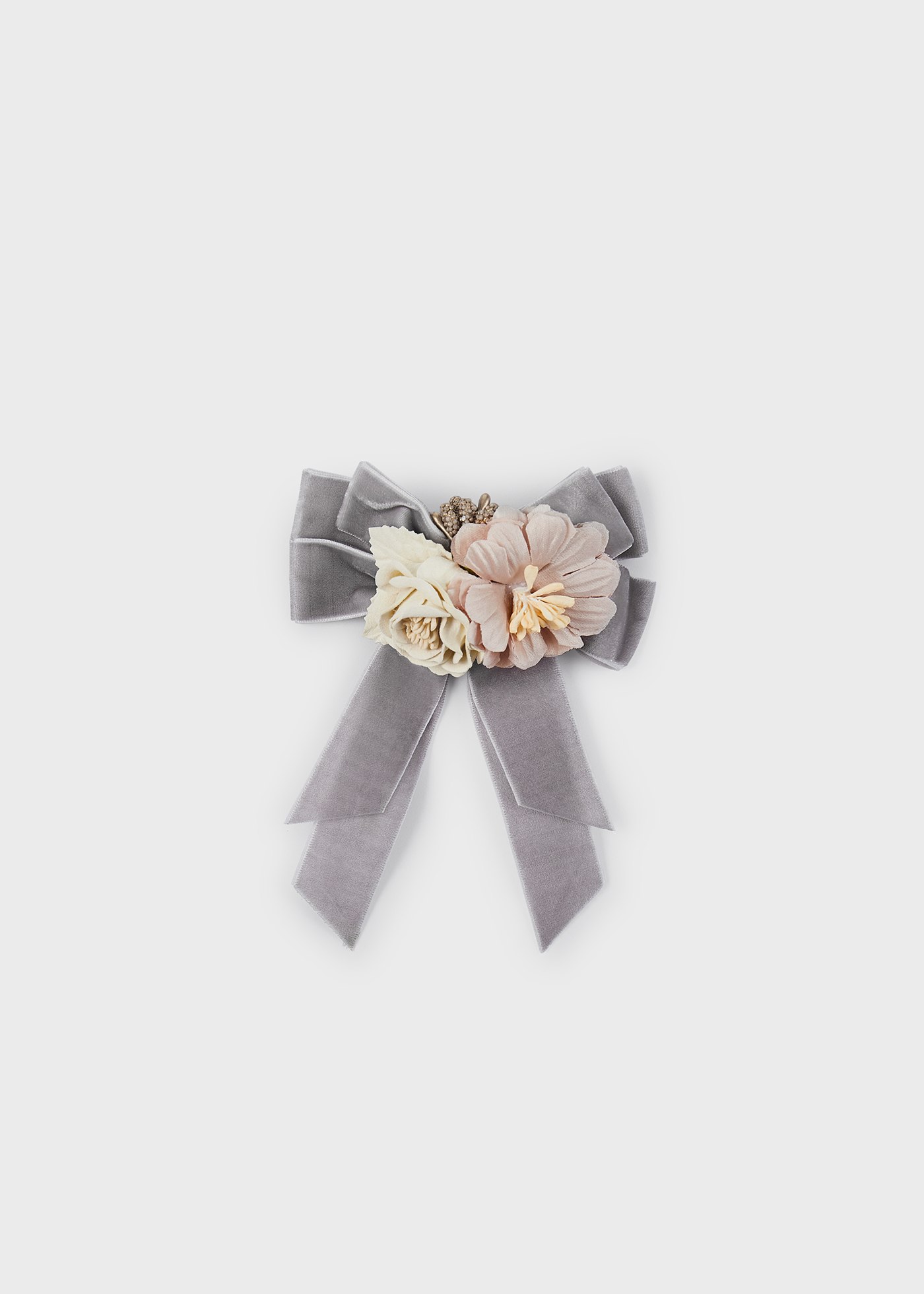 Girl bow and flower clip