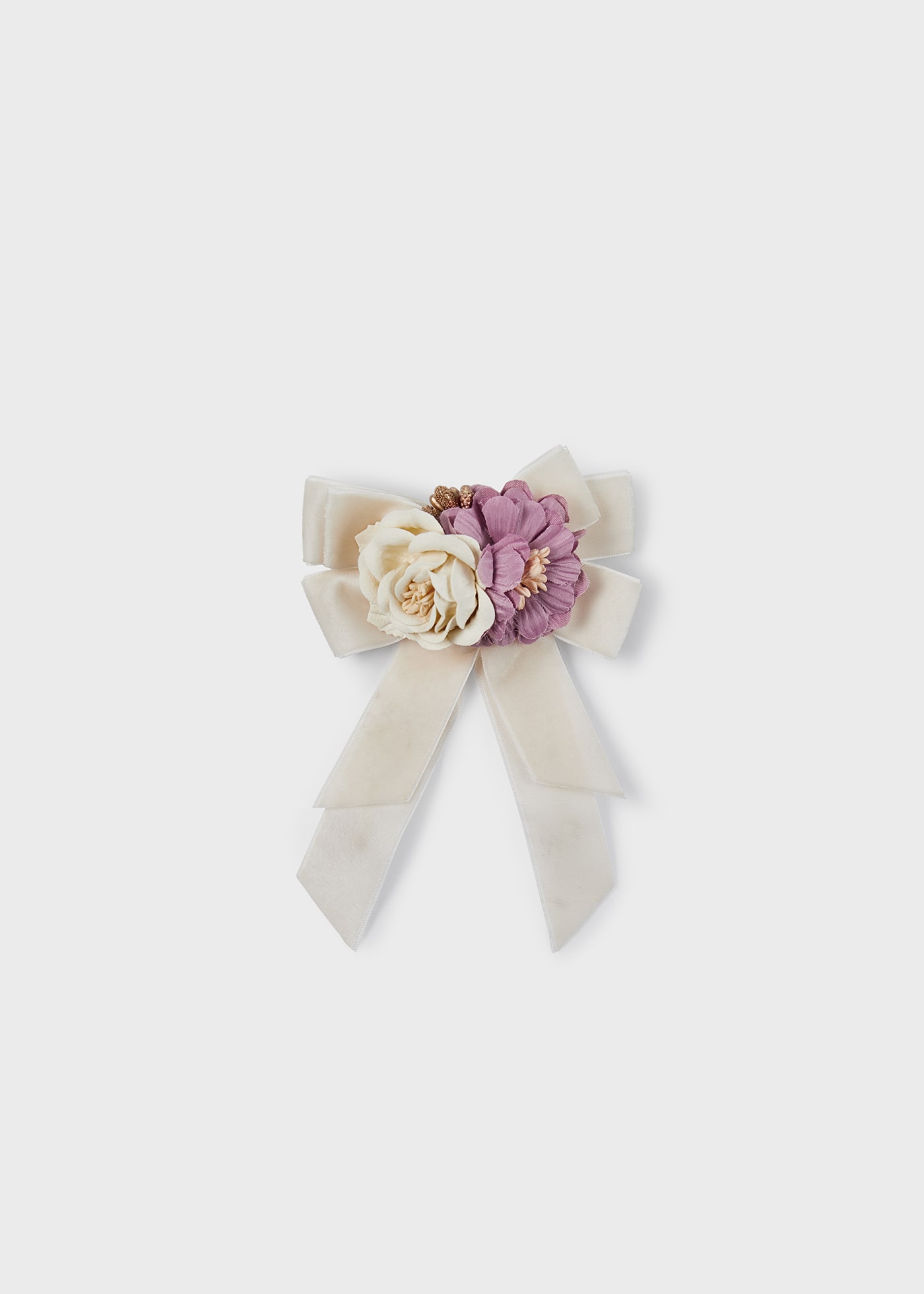 Girl bow and flower clip