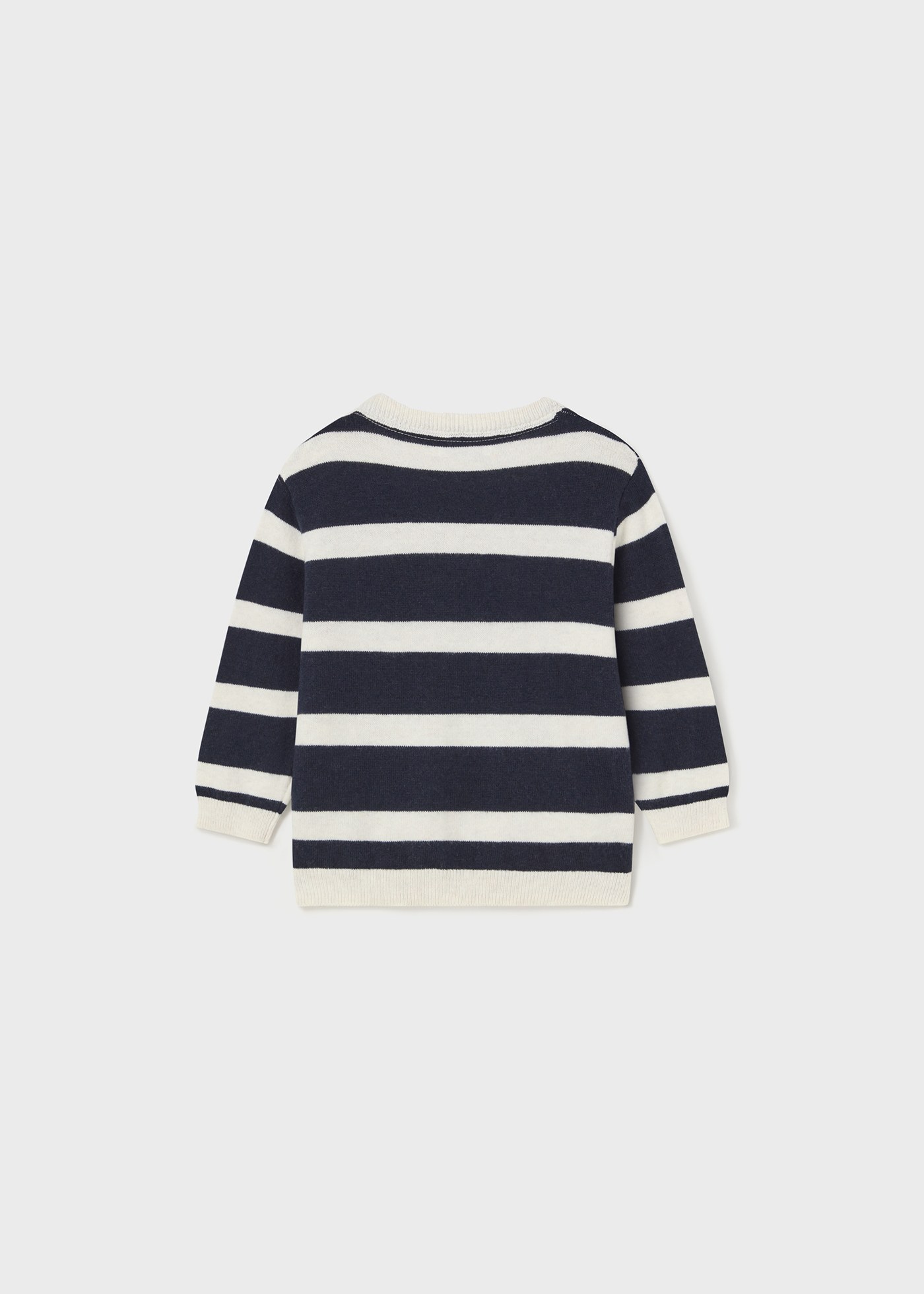 Baby intarsia striped sweater