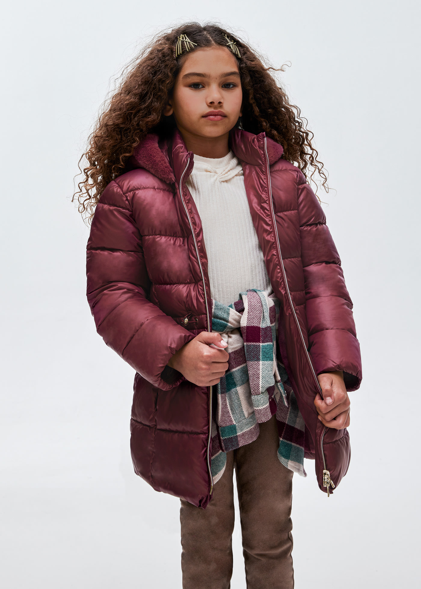 Girls on sale burgundy jacket