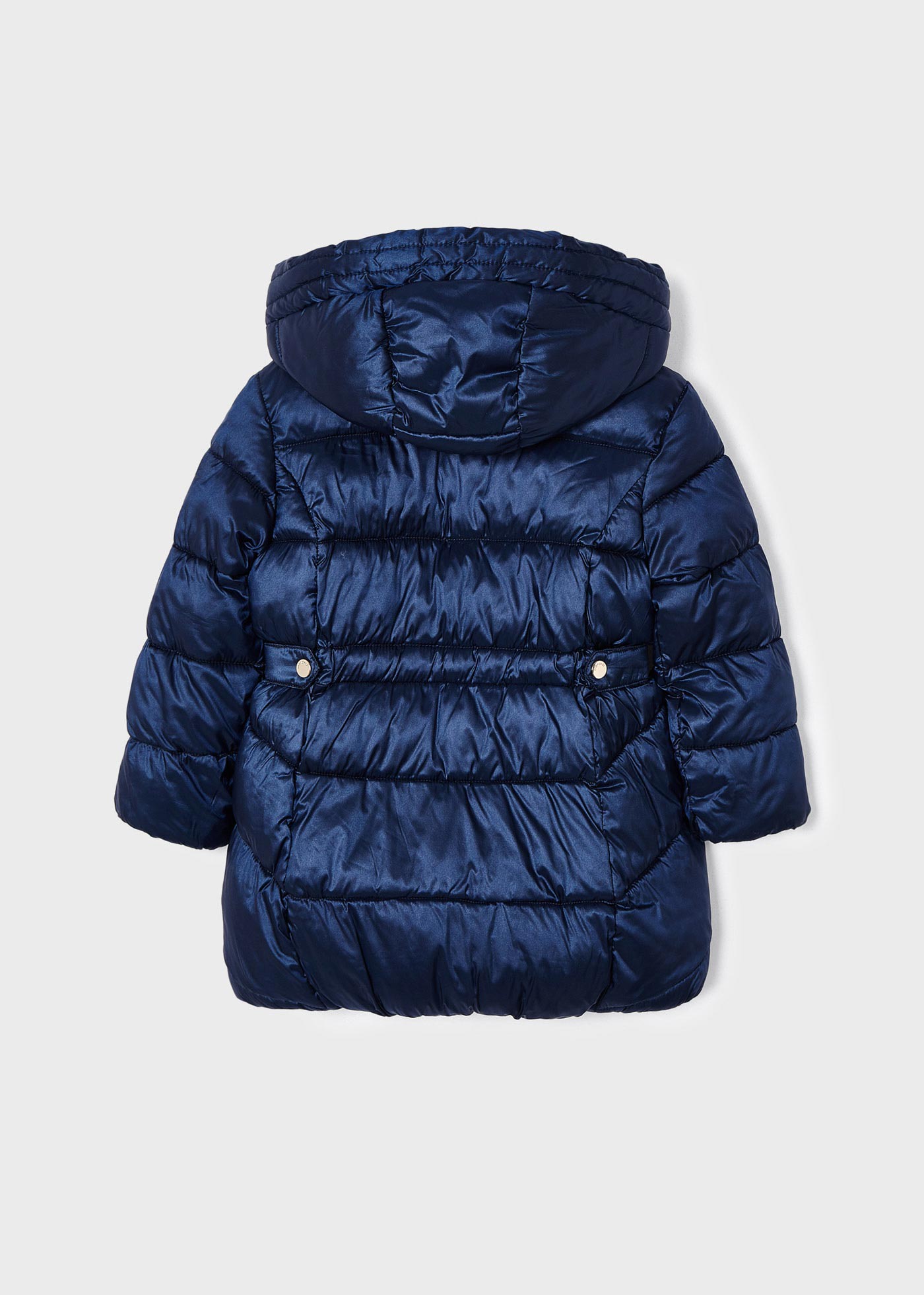 Girl quilted jacket recycled fibres