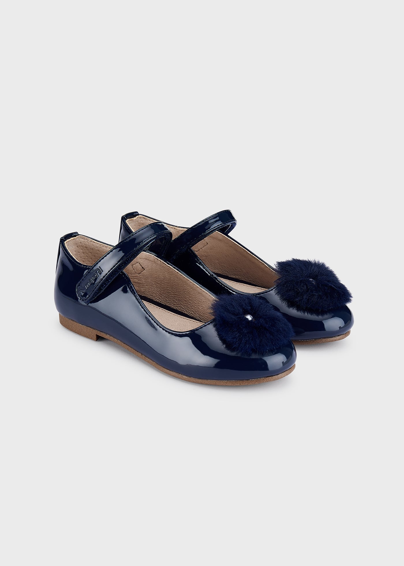 Ballerine bambina vernice blu best sale