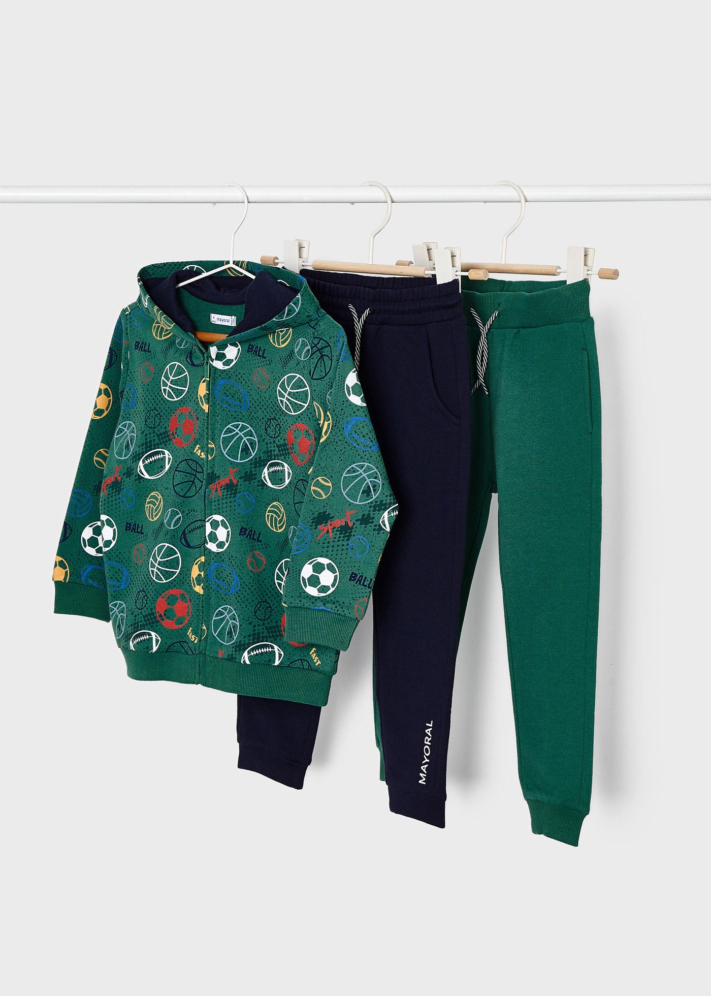 3-Piece Printed Pajama Jogger Pants Set for Boys