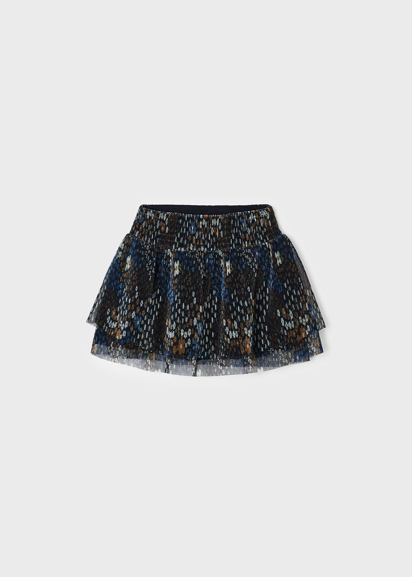 Printed pleated tulle skirt girl | Mayoral ®