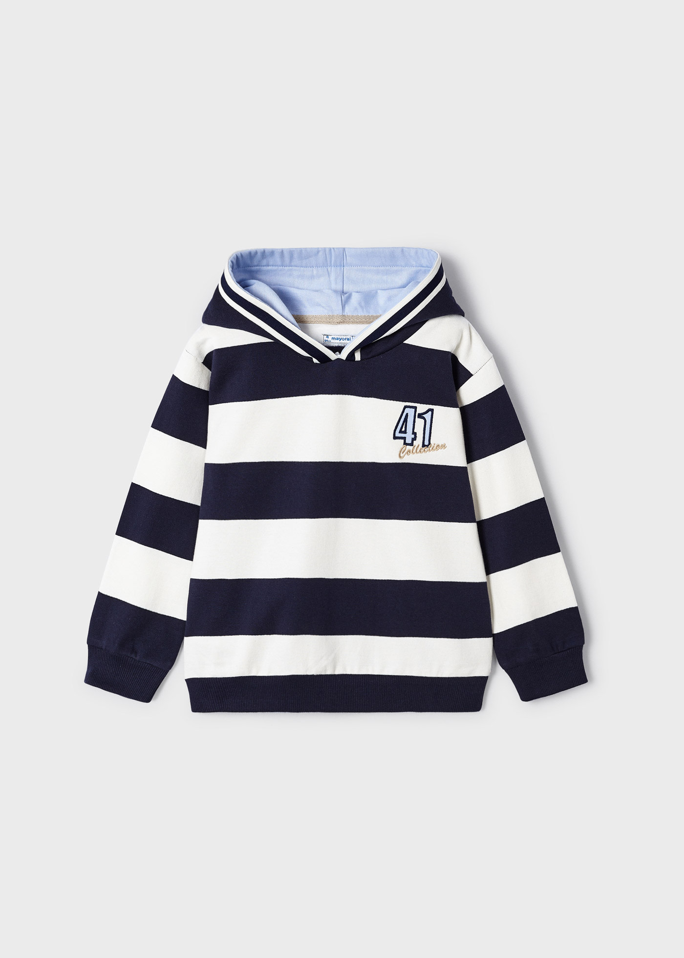 Boy striped hoodie Better Cotton Mayoral