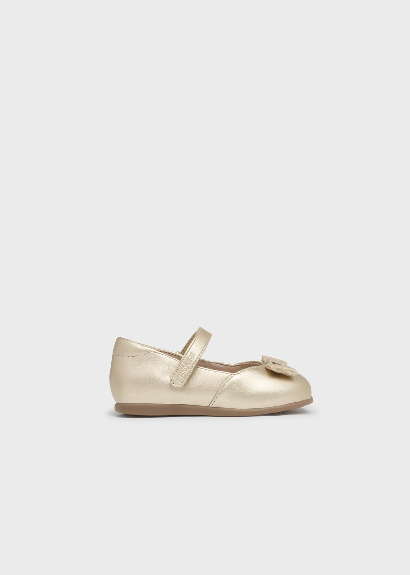 Bow mary janes sustainable leather baby