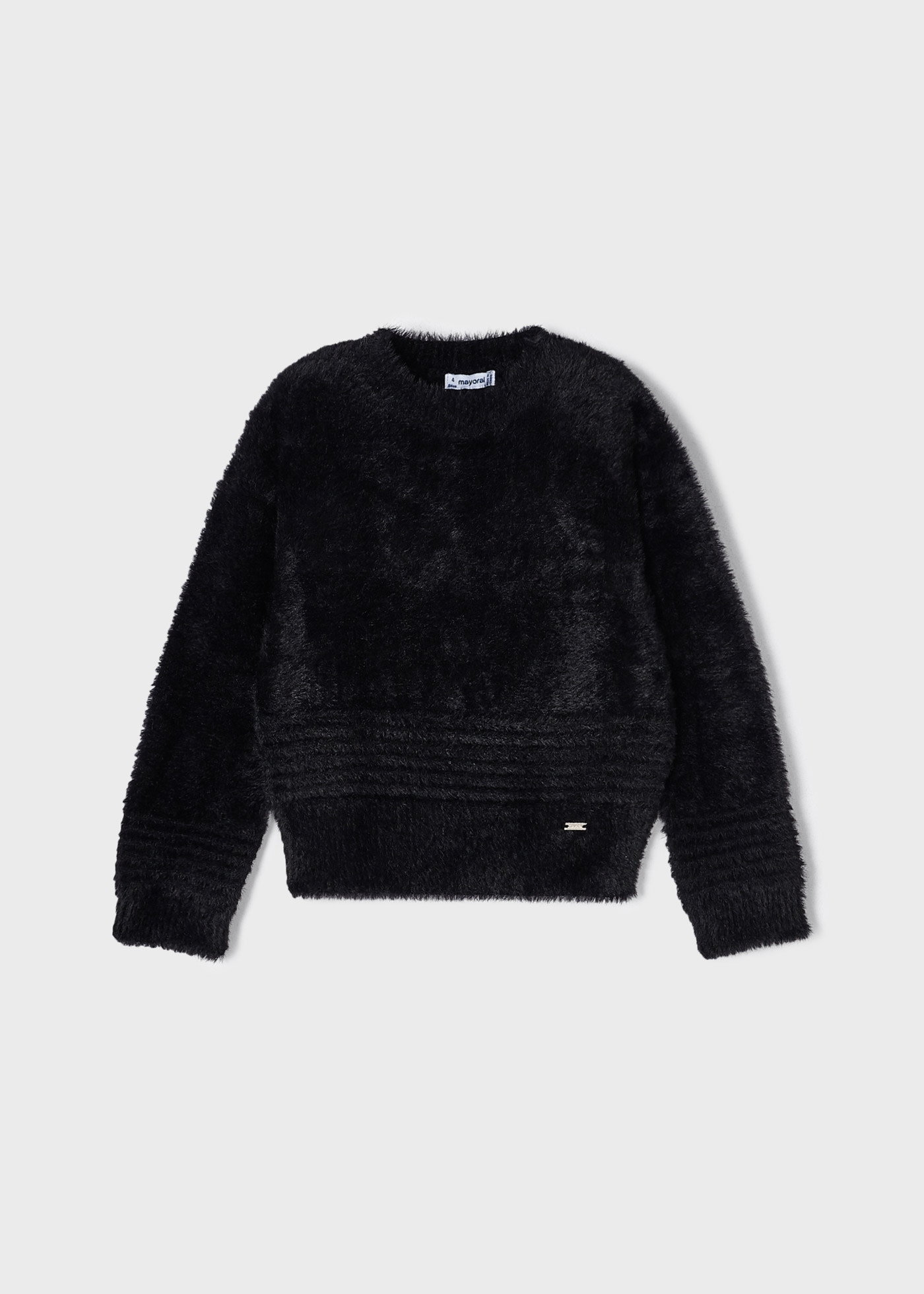 Black shop fur jumper