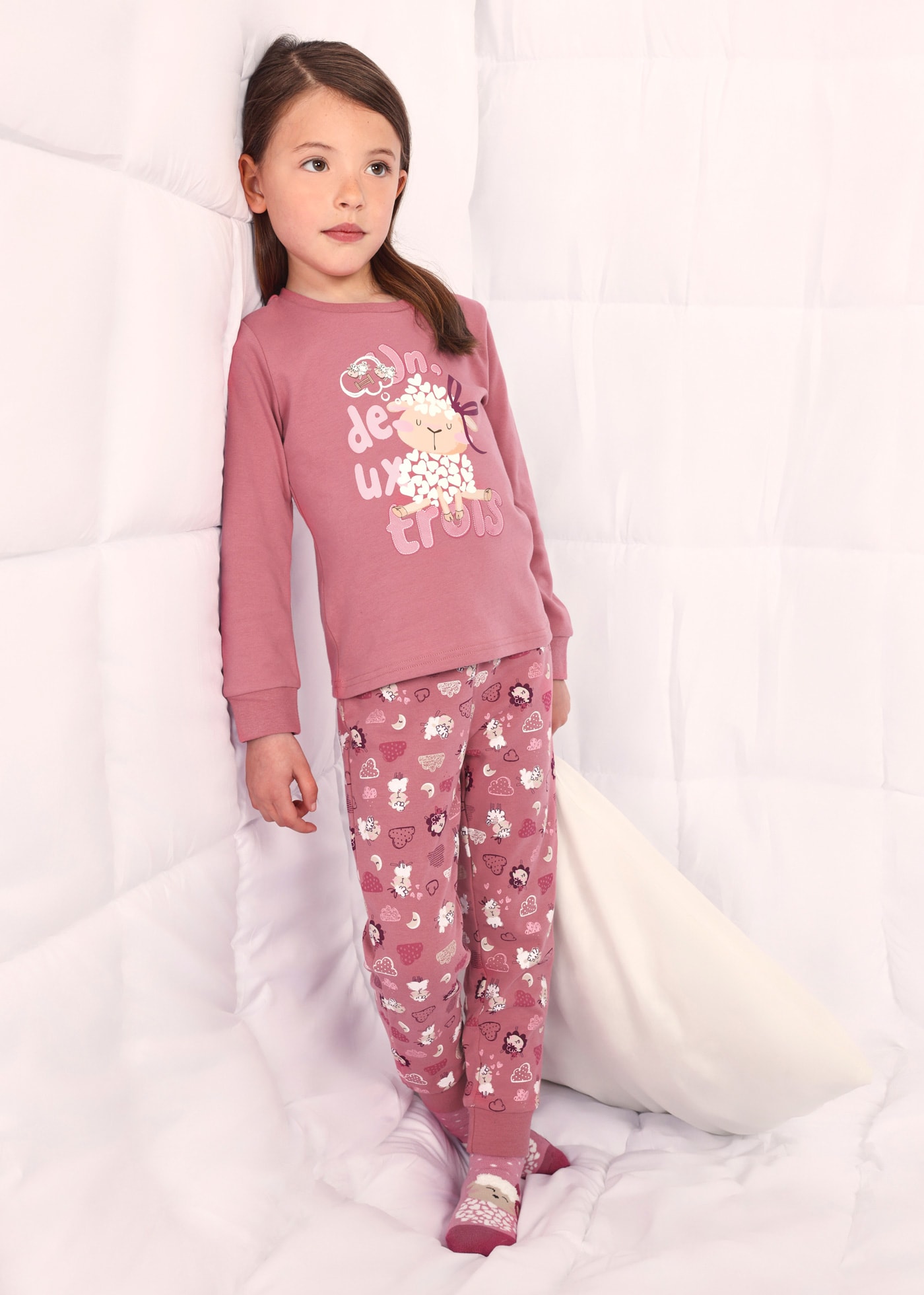 Schlafanzug gemustert BCI Baumwolle Mädchen
