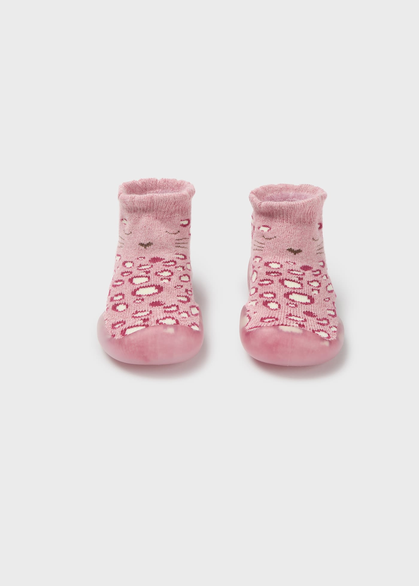 Newborn rubber sole socks