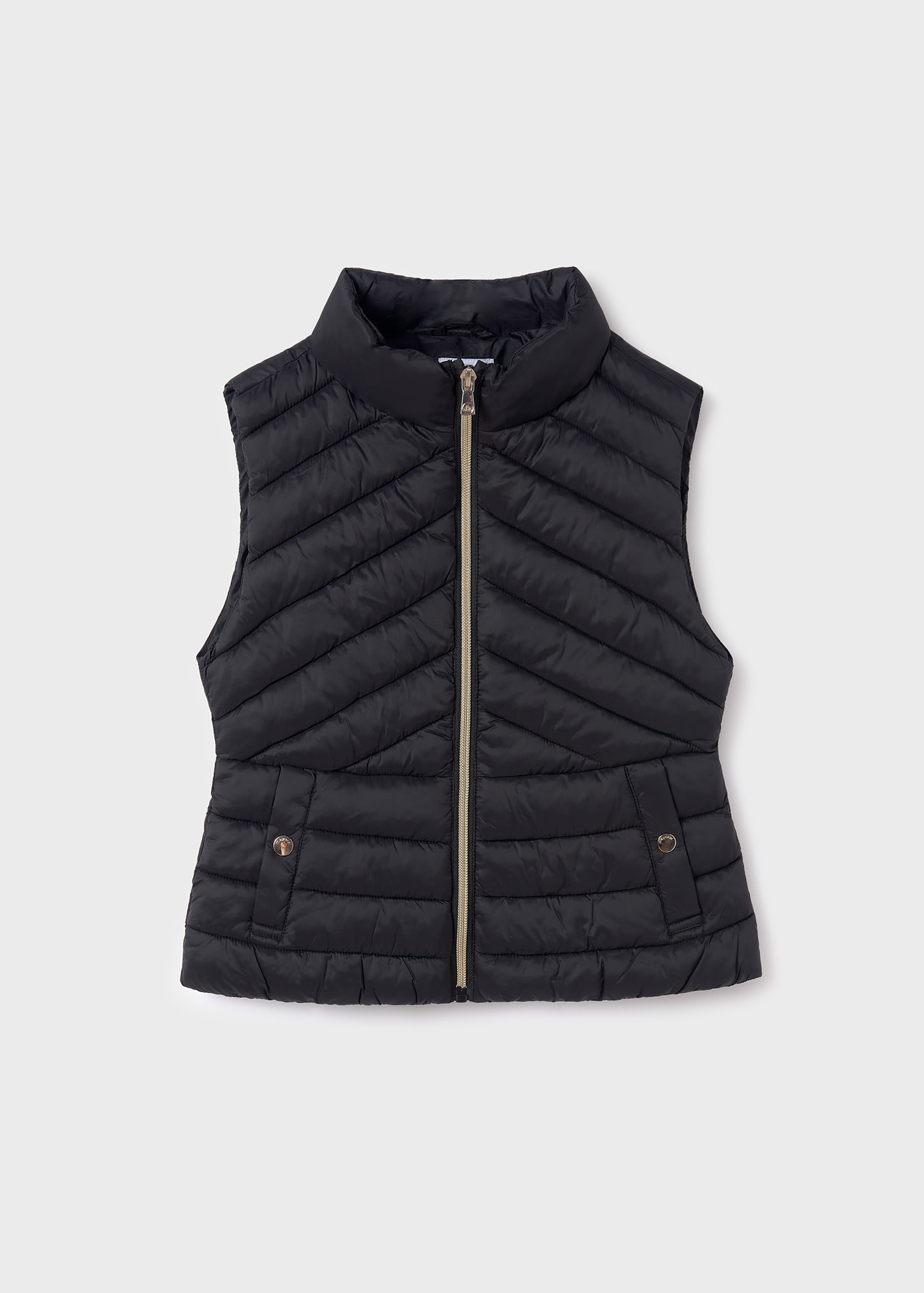Girl padded gilet recycled polyester