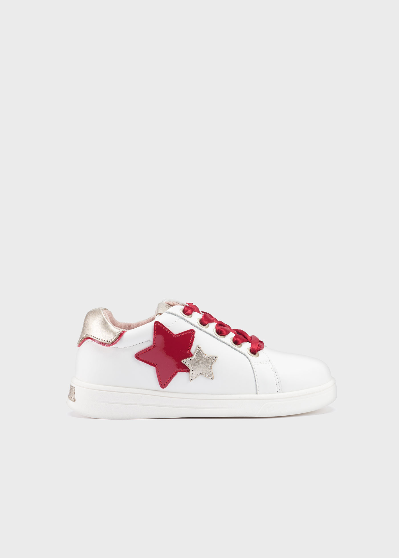 Bow sneakers sustainable leather girl