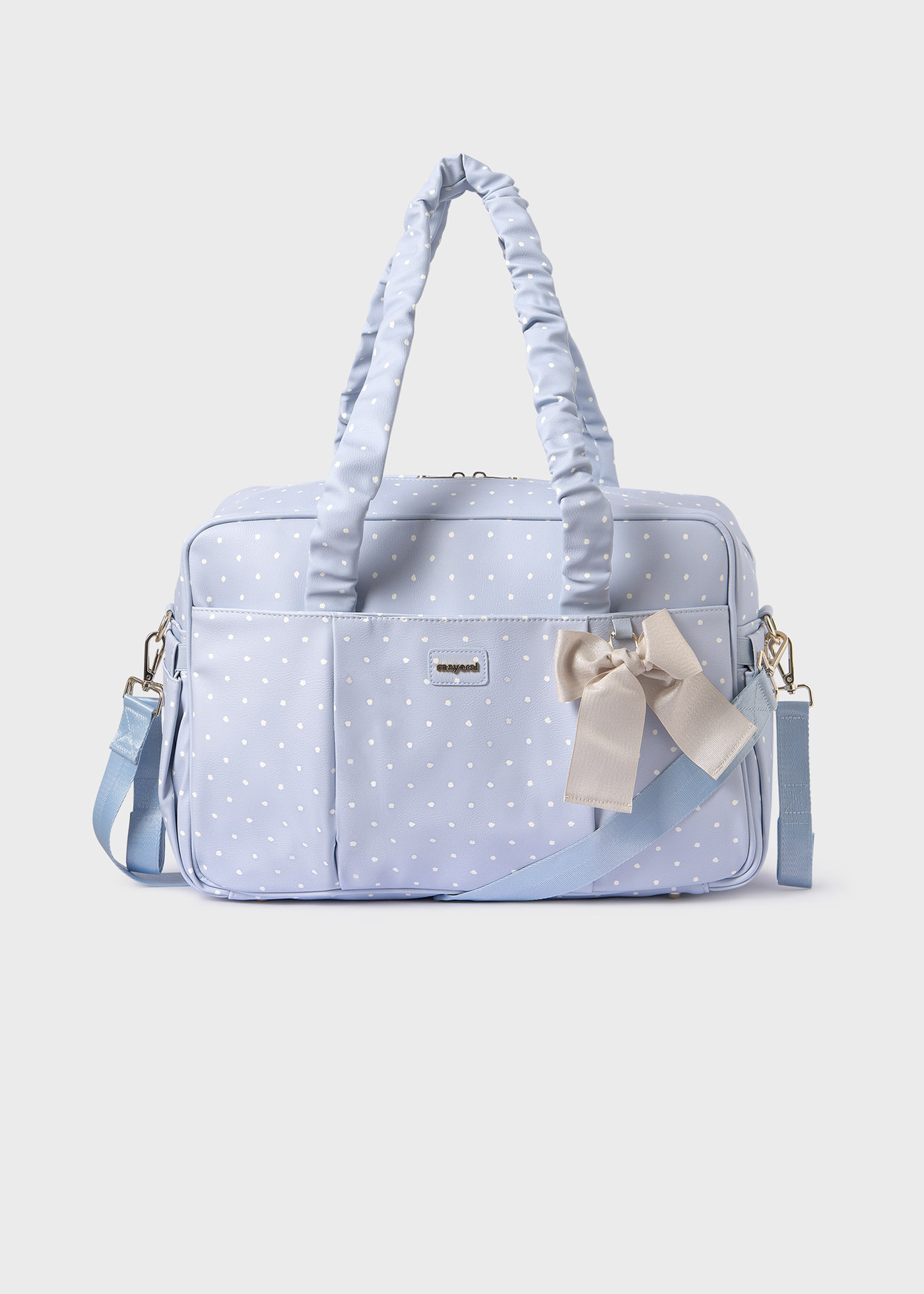 Borsa maternità pois neonato