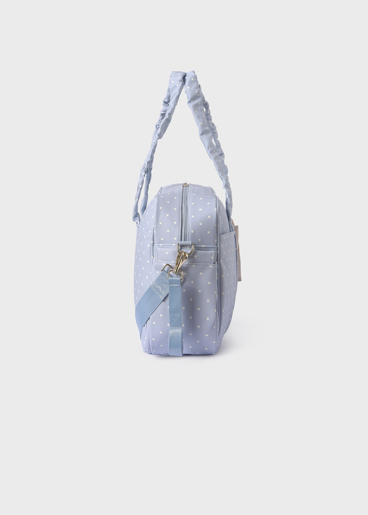 Borsa maternità pois neonato