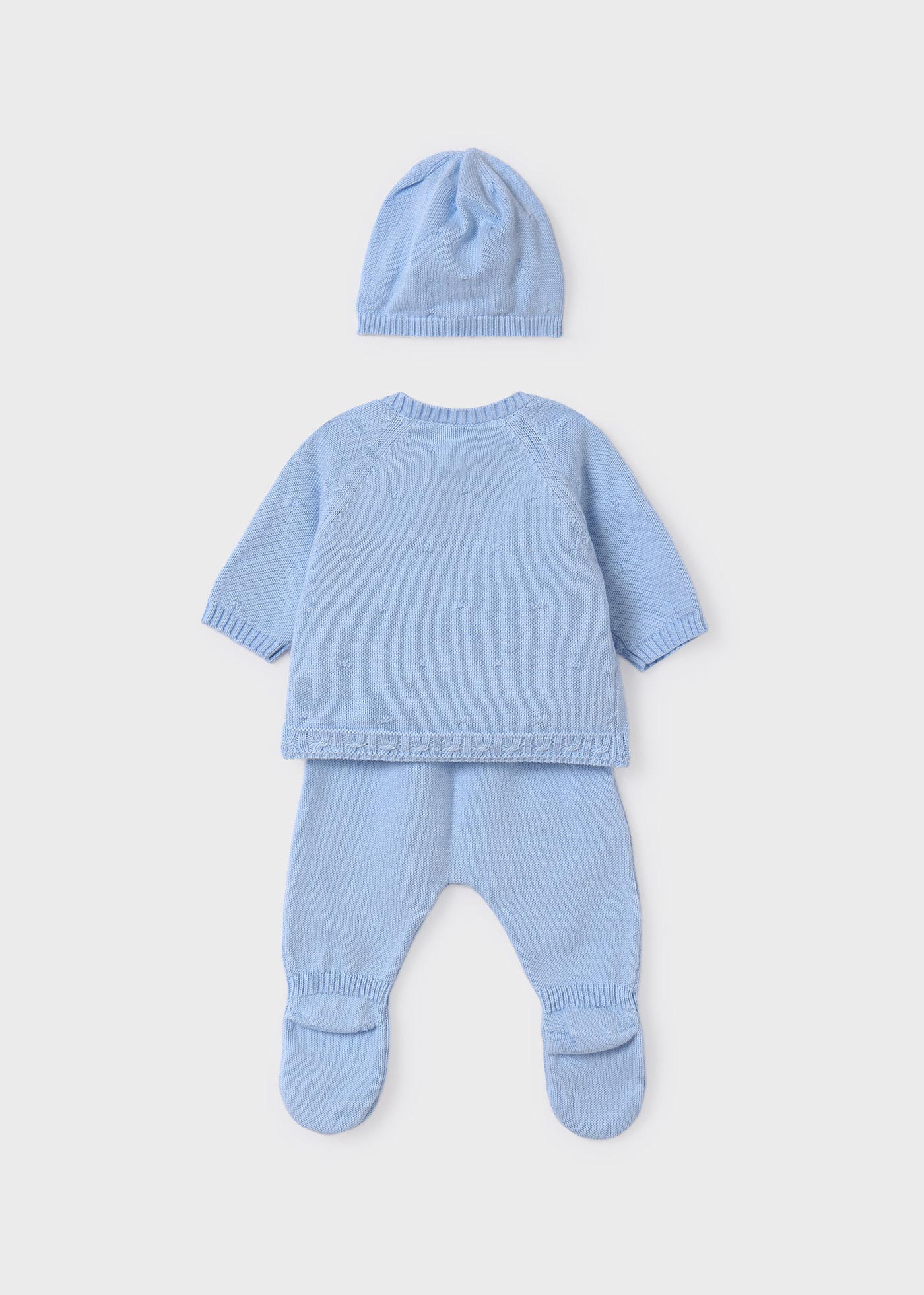Pack 3 peças tricot algodão orgânico bebé