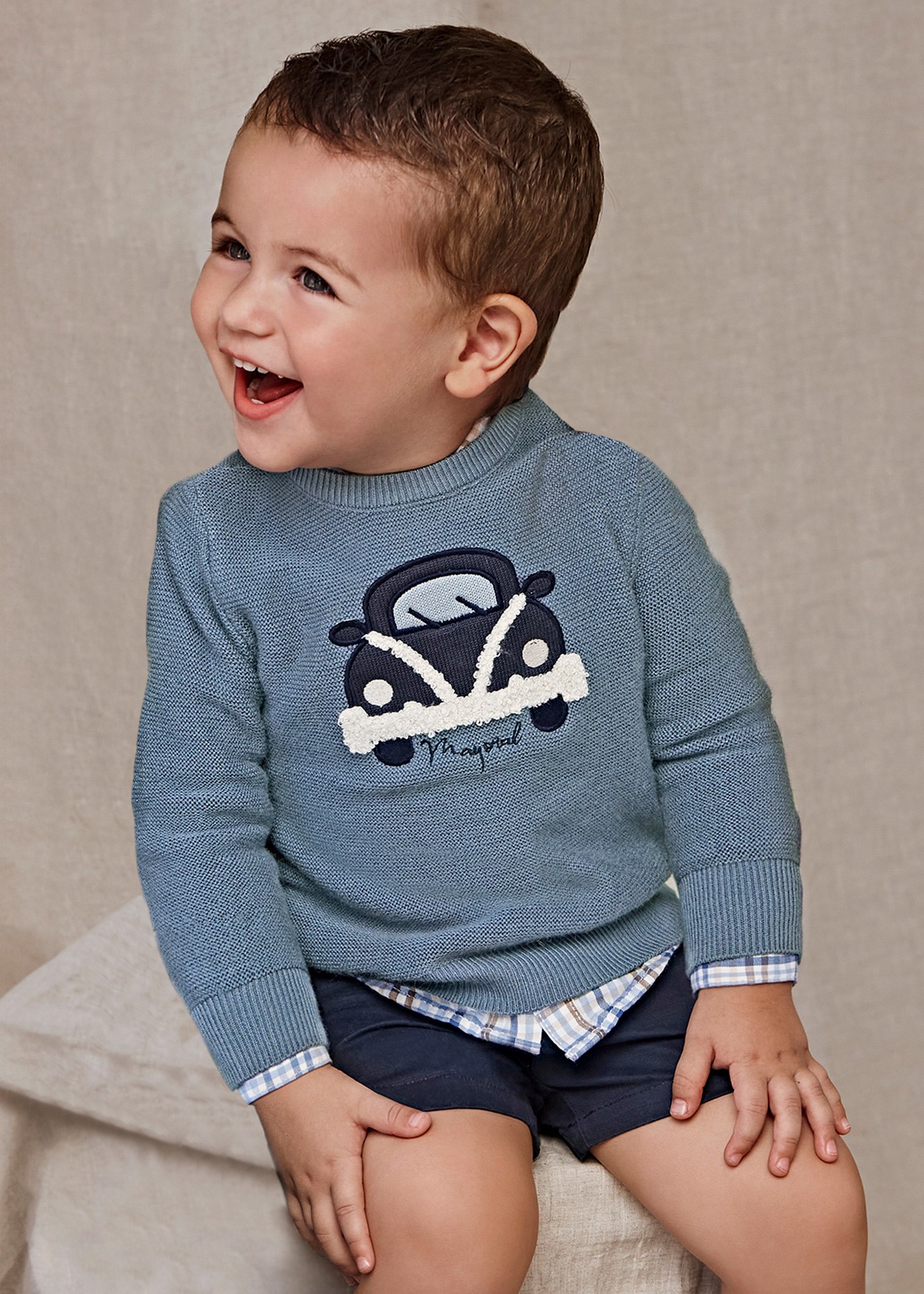 Baby boy blue clearance jumper