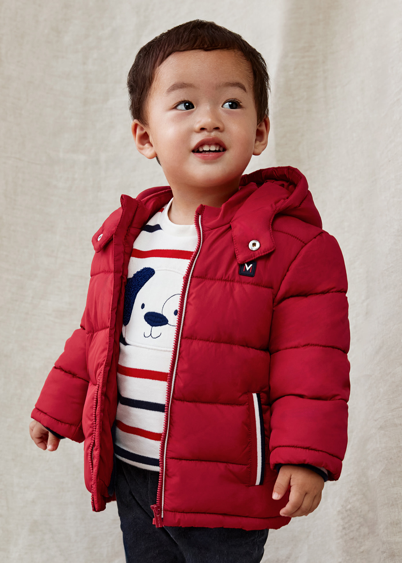 Infant clearance red coat