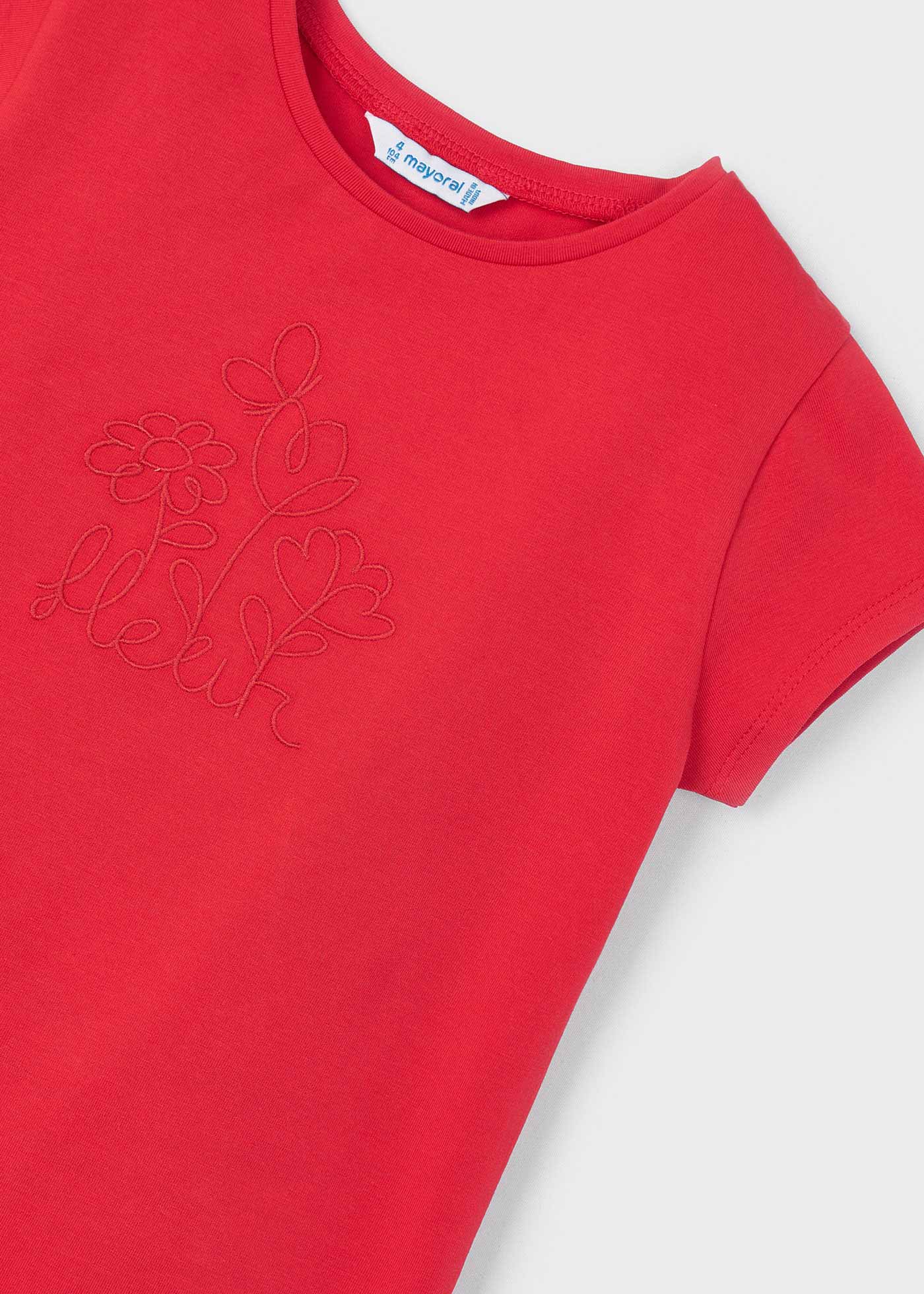 Girl embroidered T-shirt Better Cotton