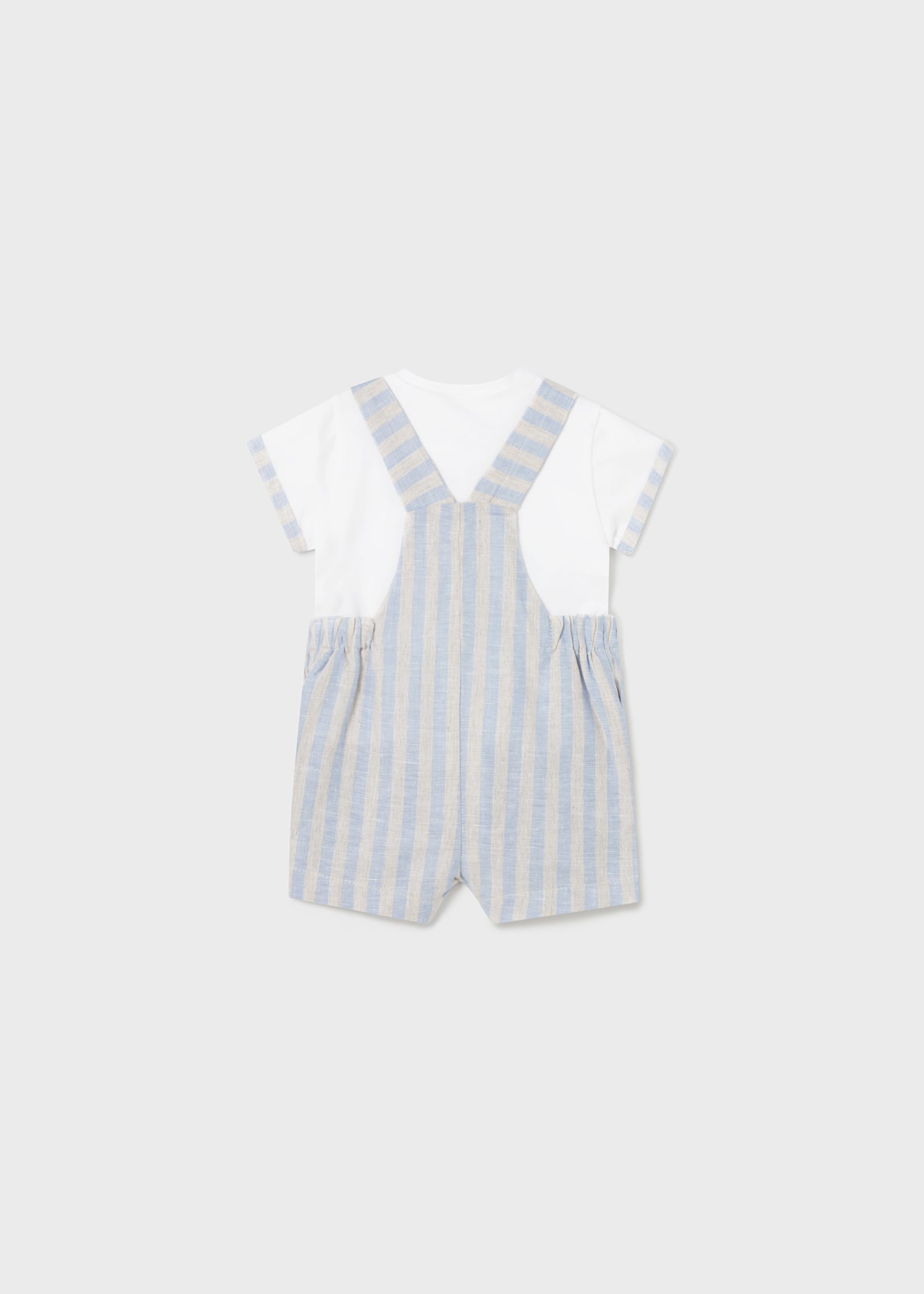 Newborn 2-piece linen set striped