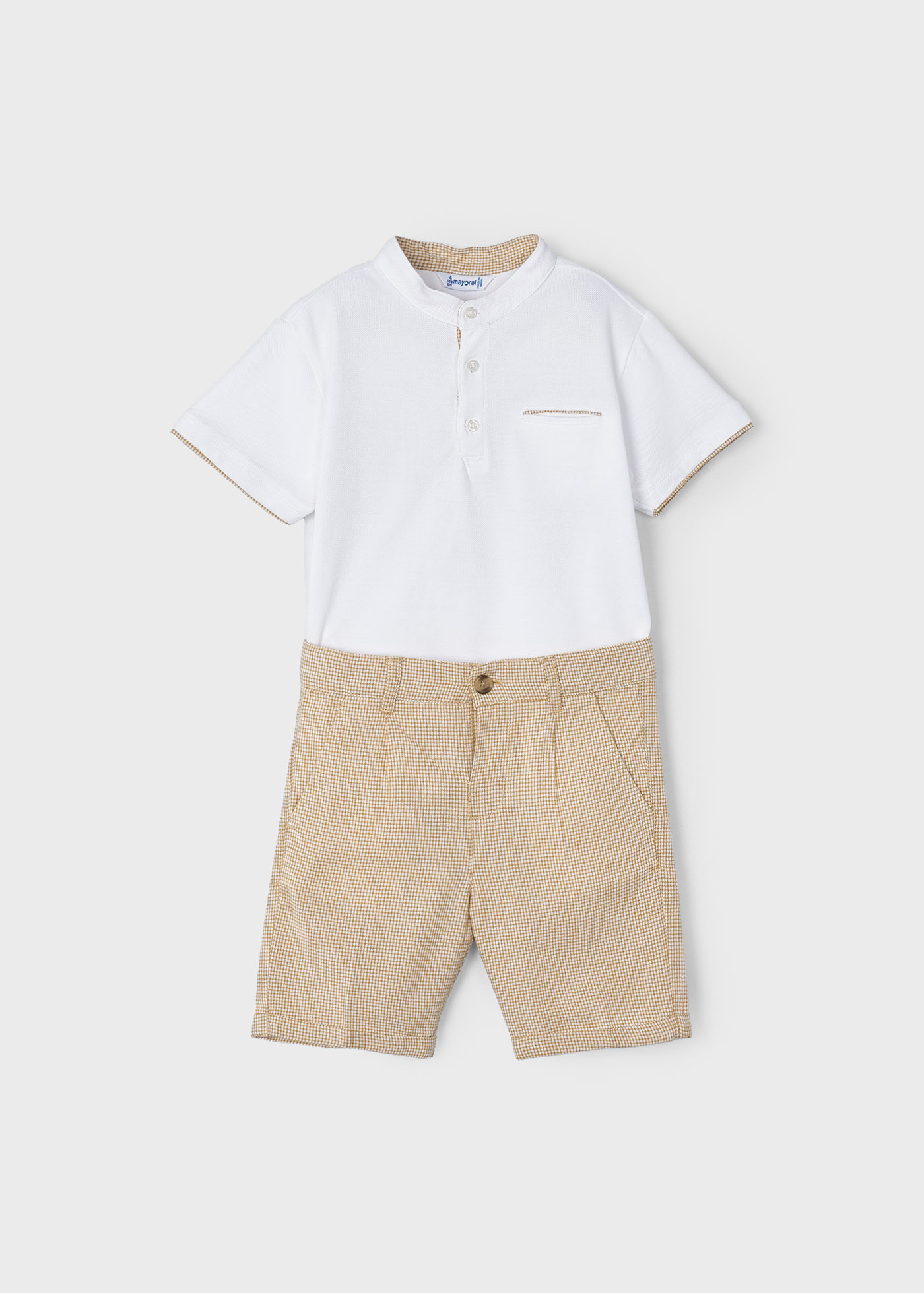 Conjunto 2 piezas polo y bermuda niño