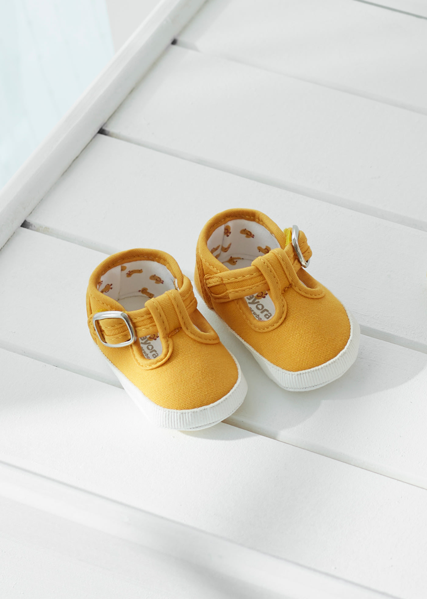 Zapatos lona recién nacido