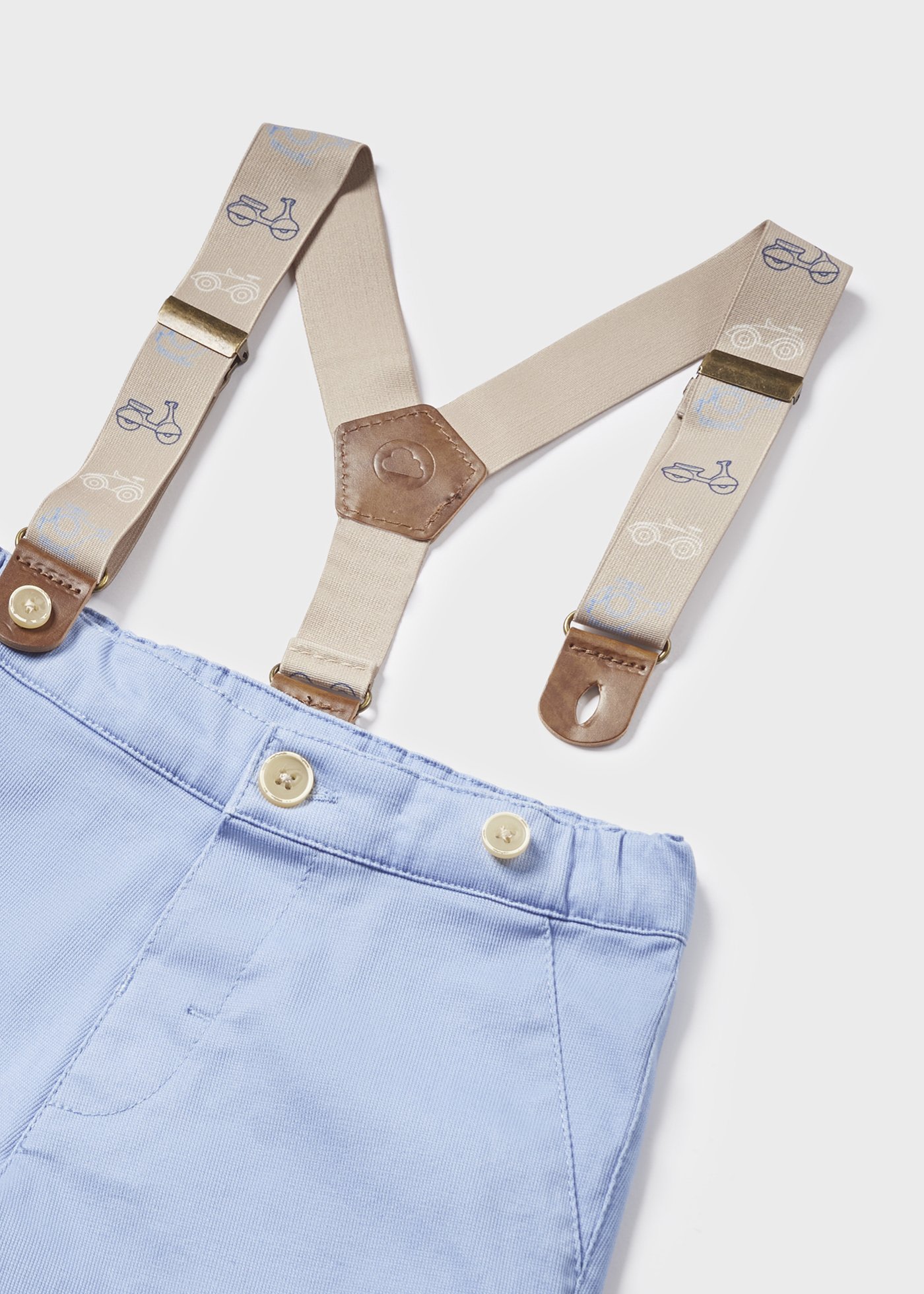 Bermudas mit Hosenträgern Better Cotton Baby