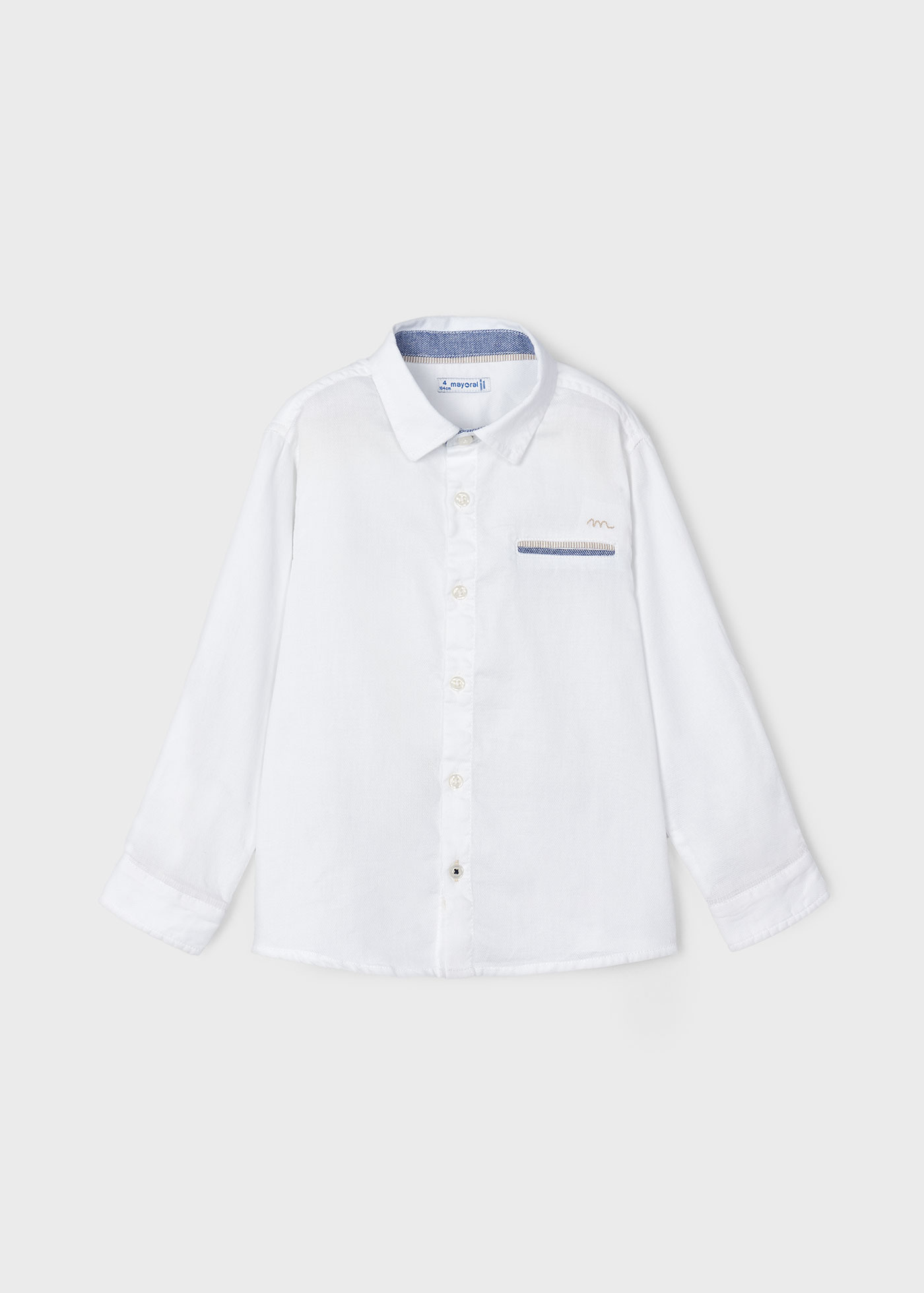 Риза basic със структура Better Cotton за момче