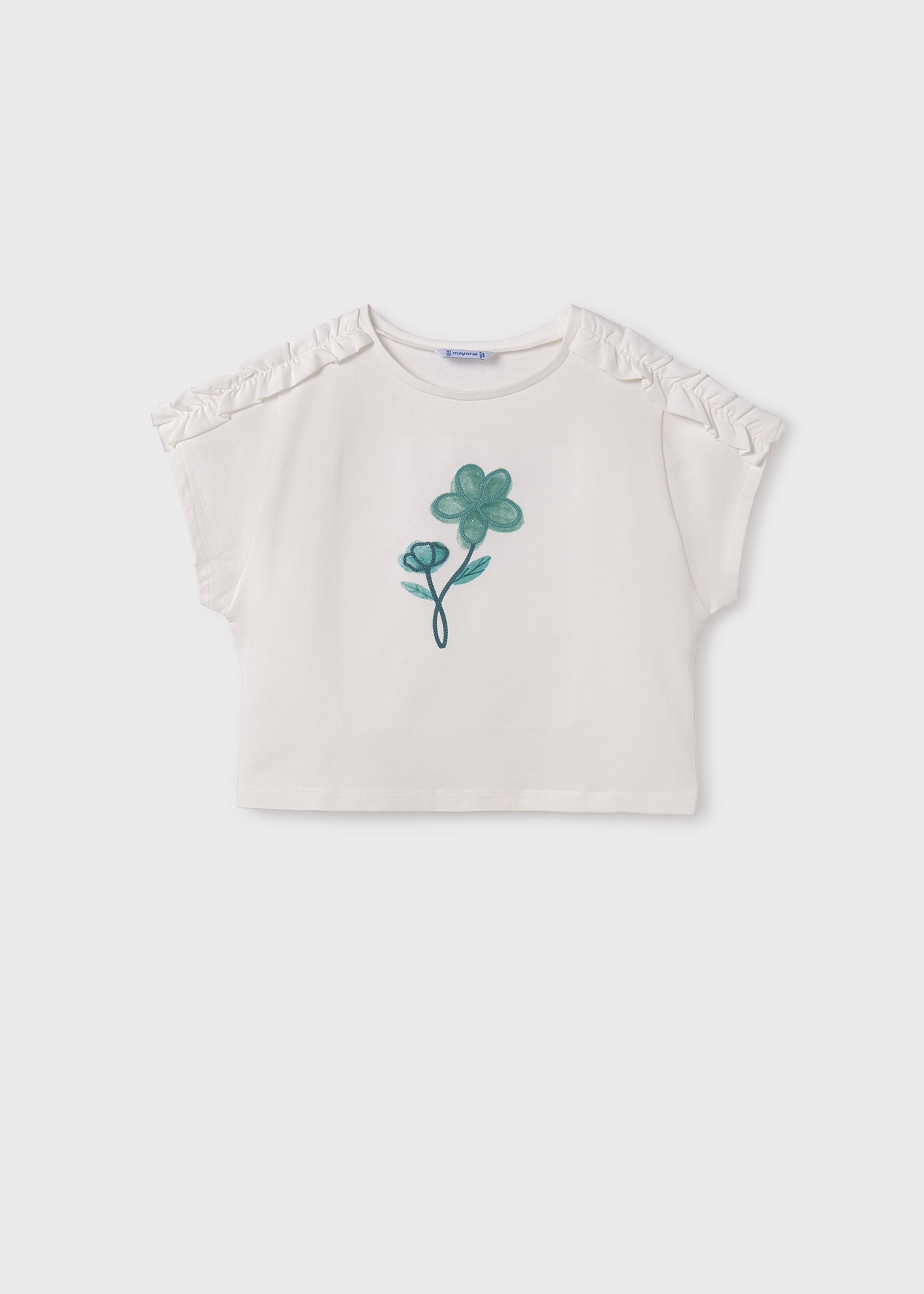 Camiseta flores Better Cotton chica