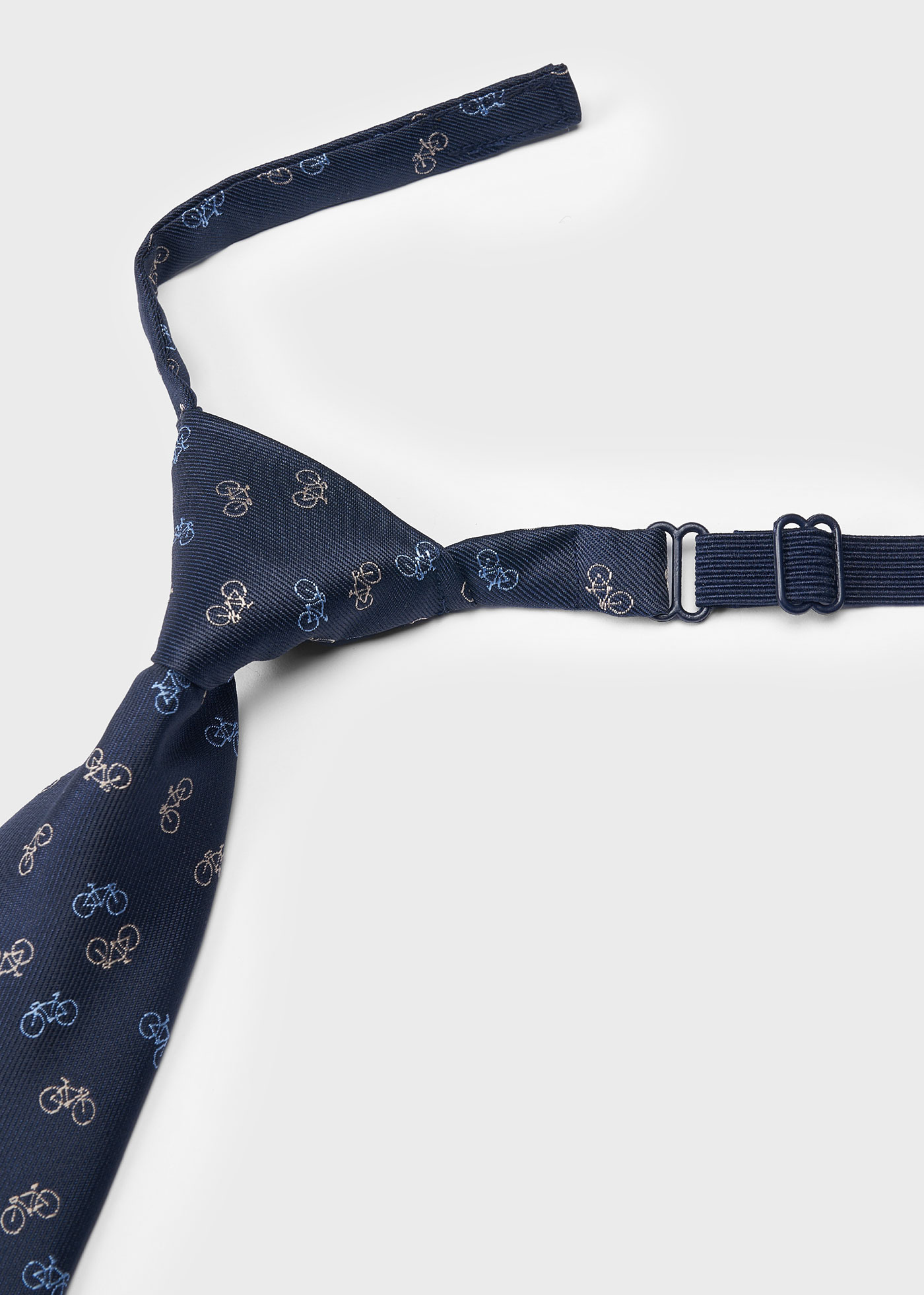 Boy Bicycle Print Tie