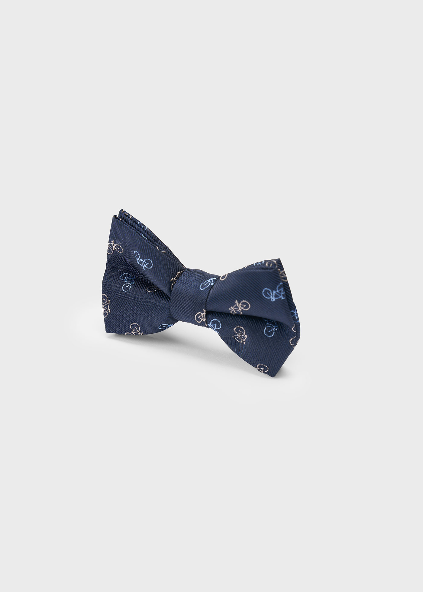 Boy Bicycle Print Bow Tie