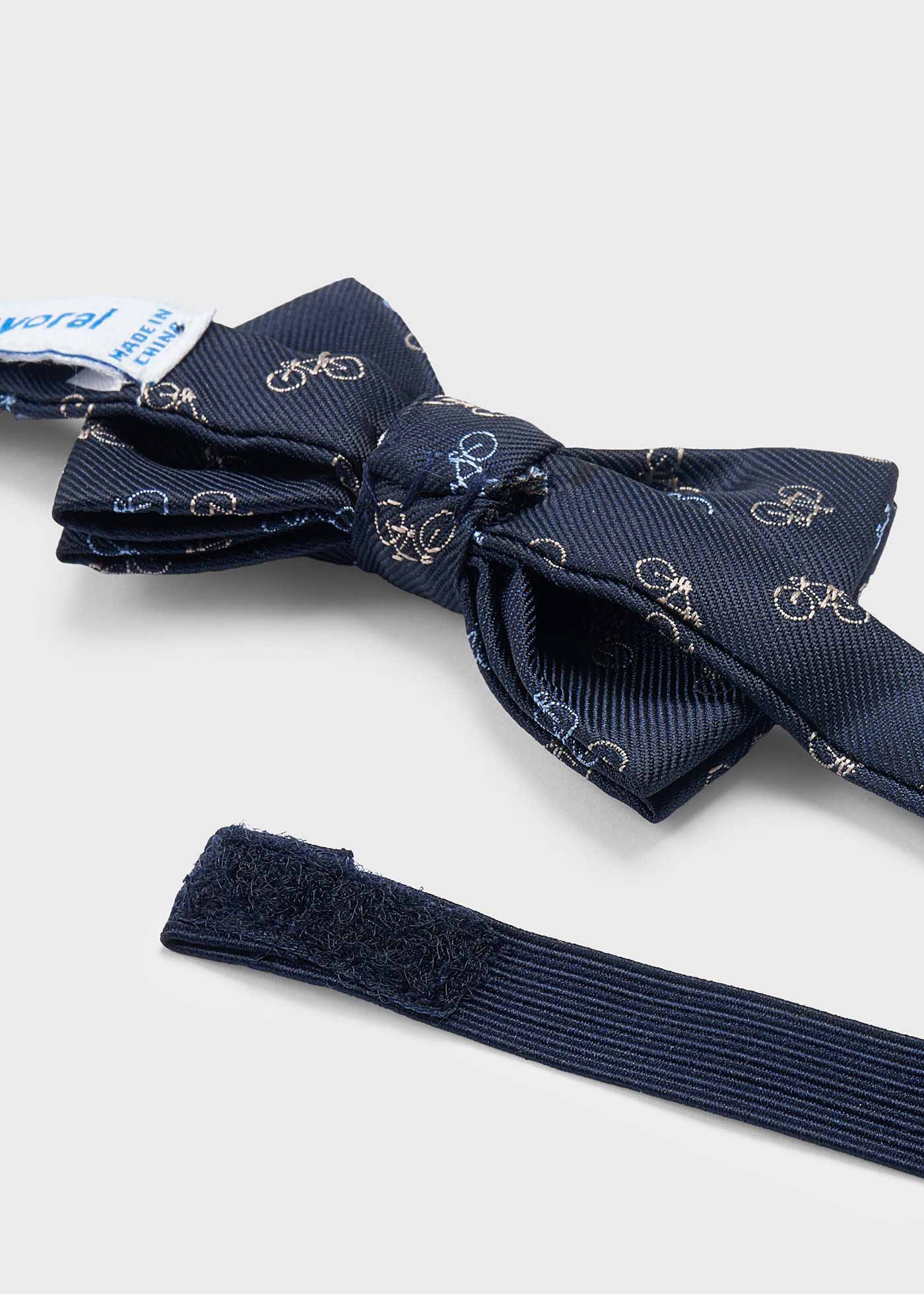 Boy Bicycle Print Bow Tie