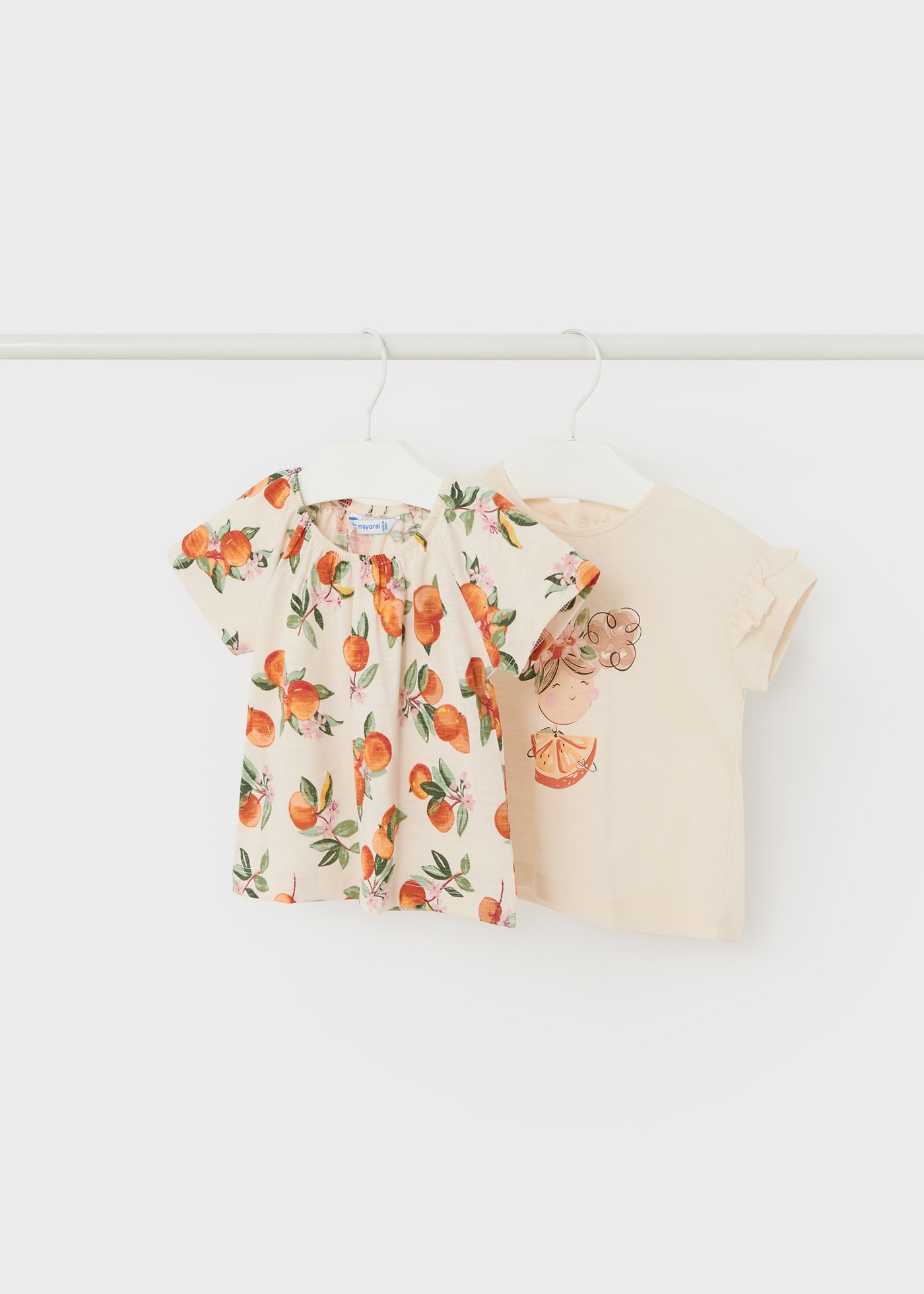 Сет 2 тениски с щампа Better Cotton за бебе