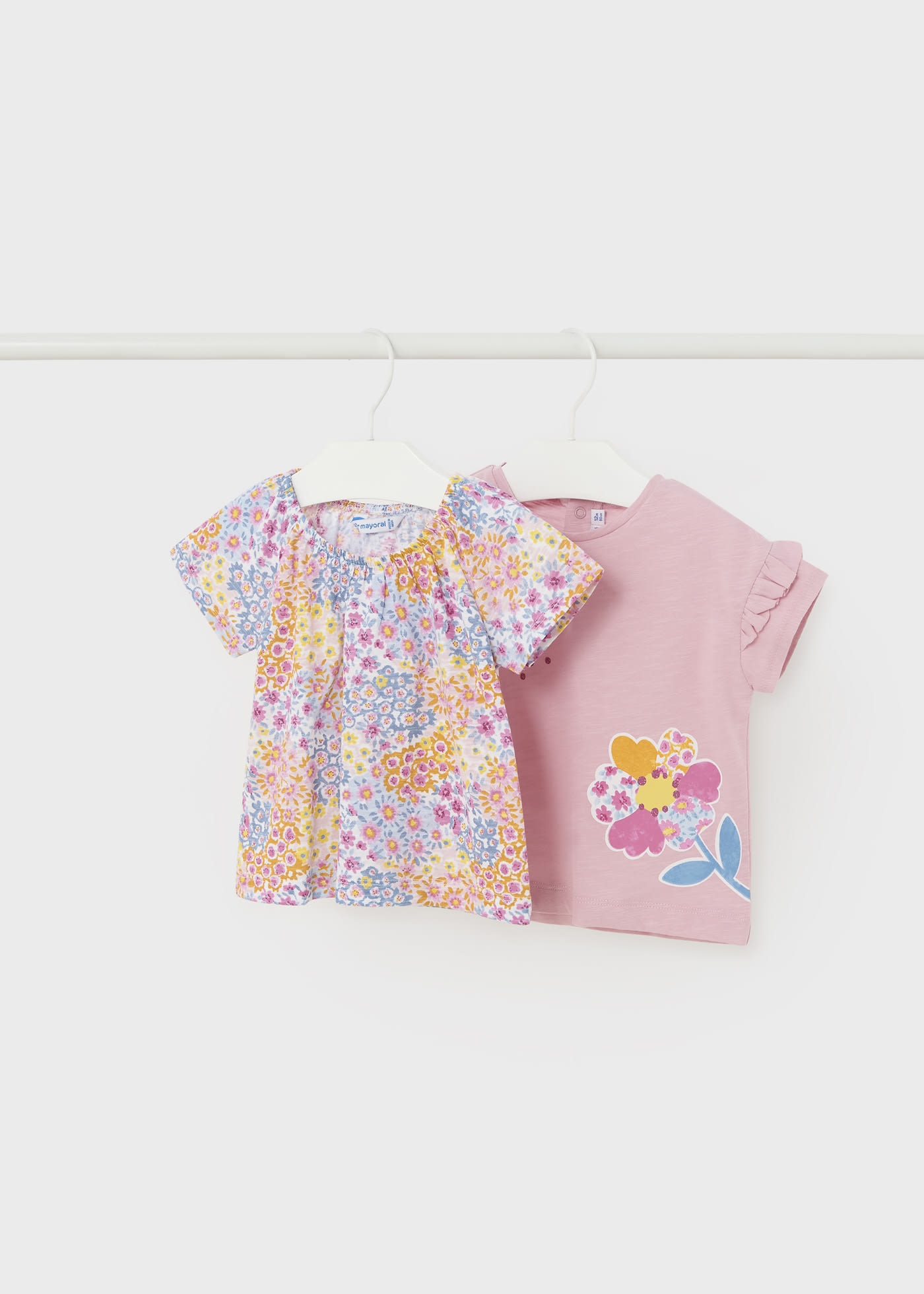 Zestaw 2 koszulek z nadrukiem Better Cotton dla niemowlęcia