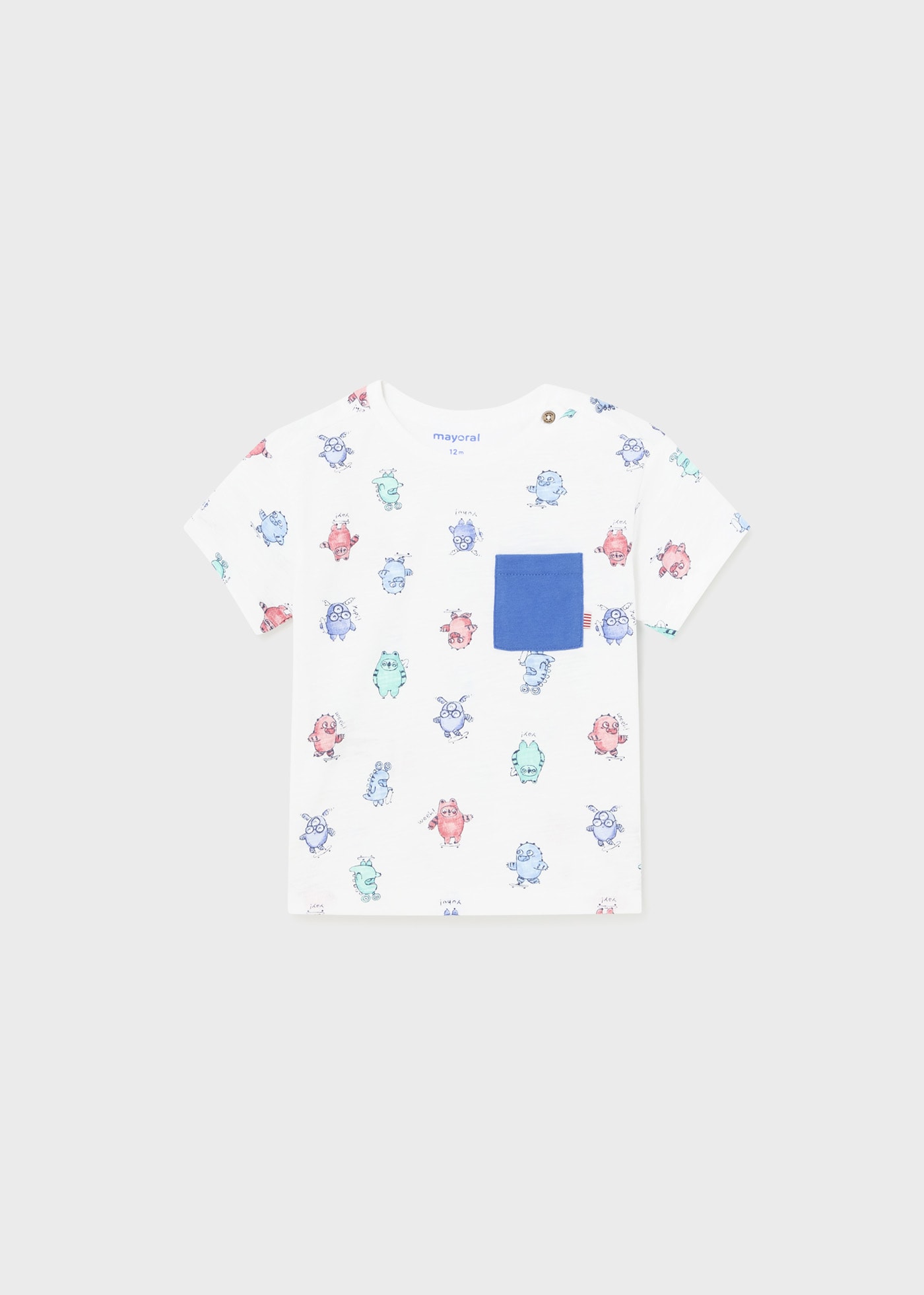 Maglietta stampata oversize Better Cotton neonato