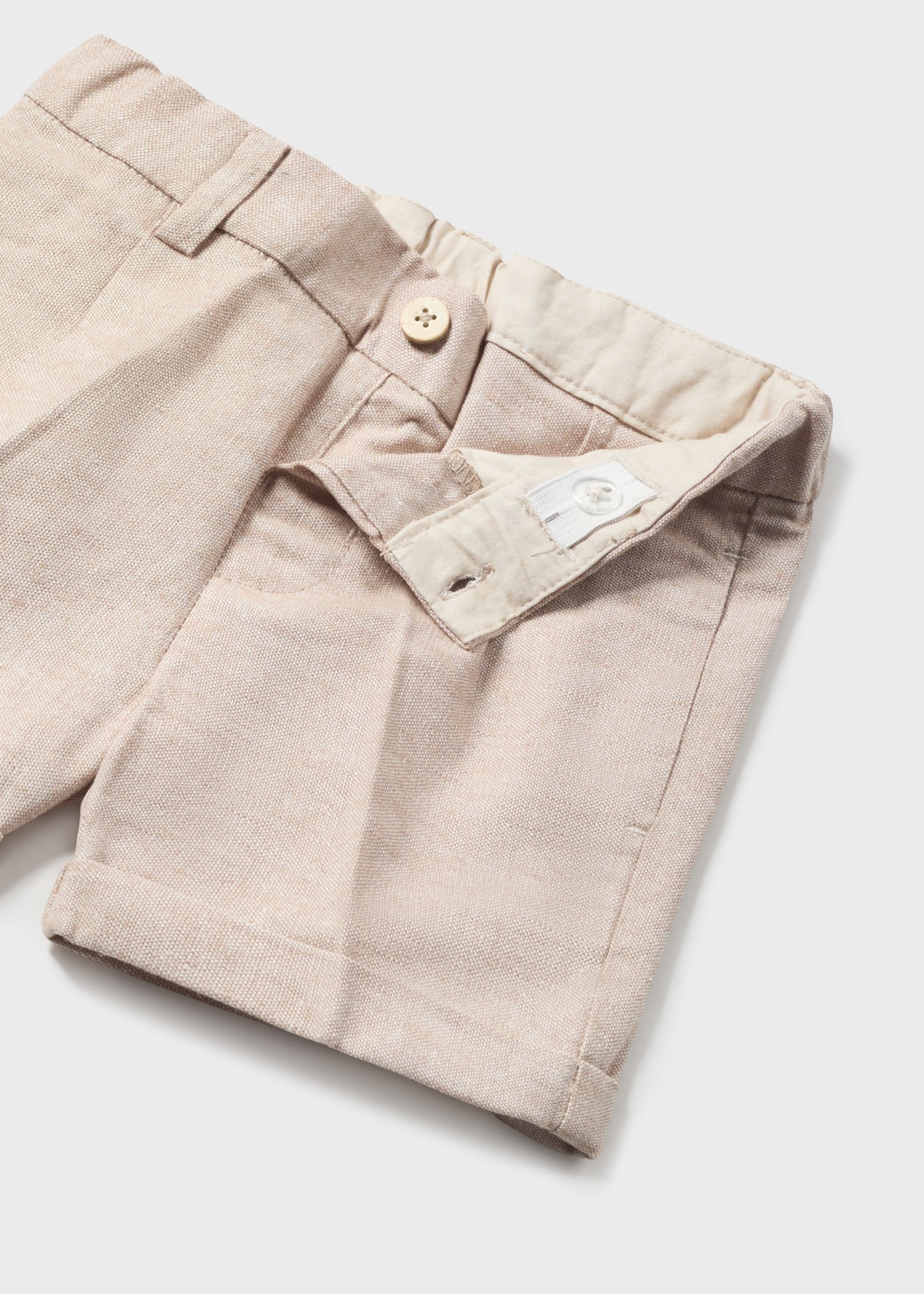 Baby linen shorts