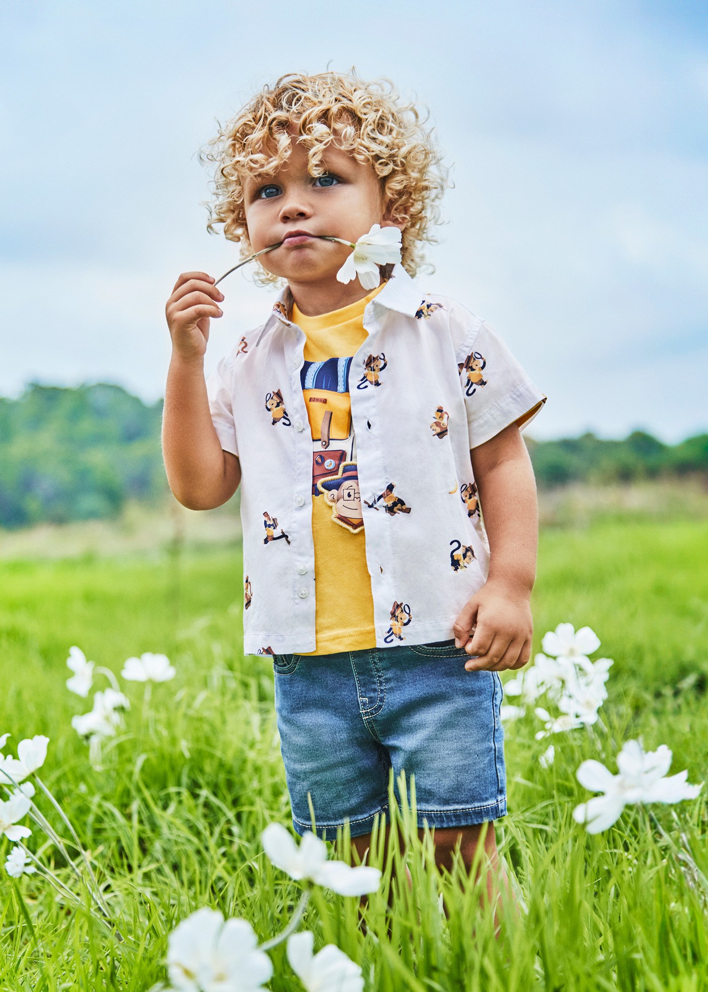 Baby denim shorts Better Cotton