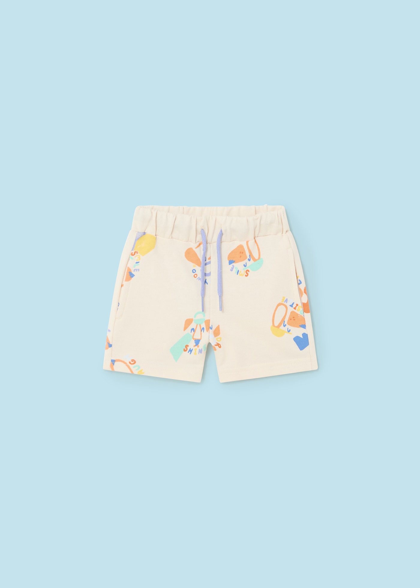 Baby Print Plush Shorts