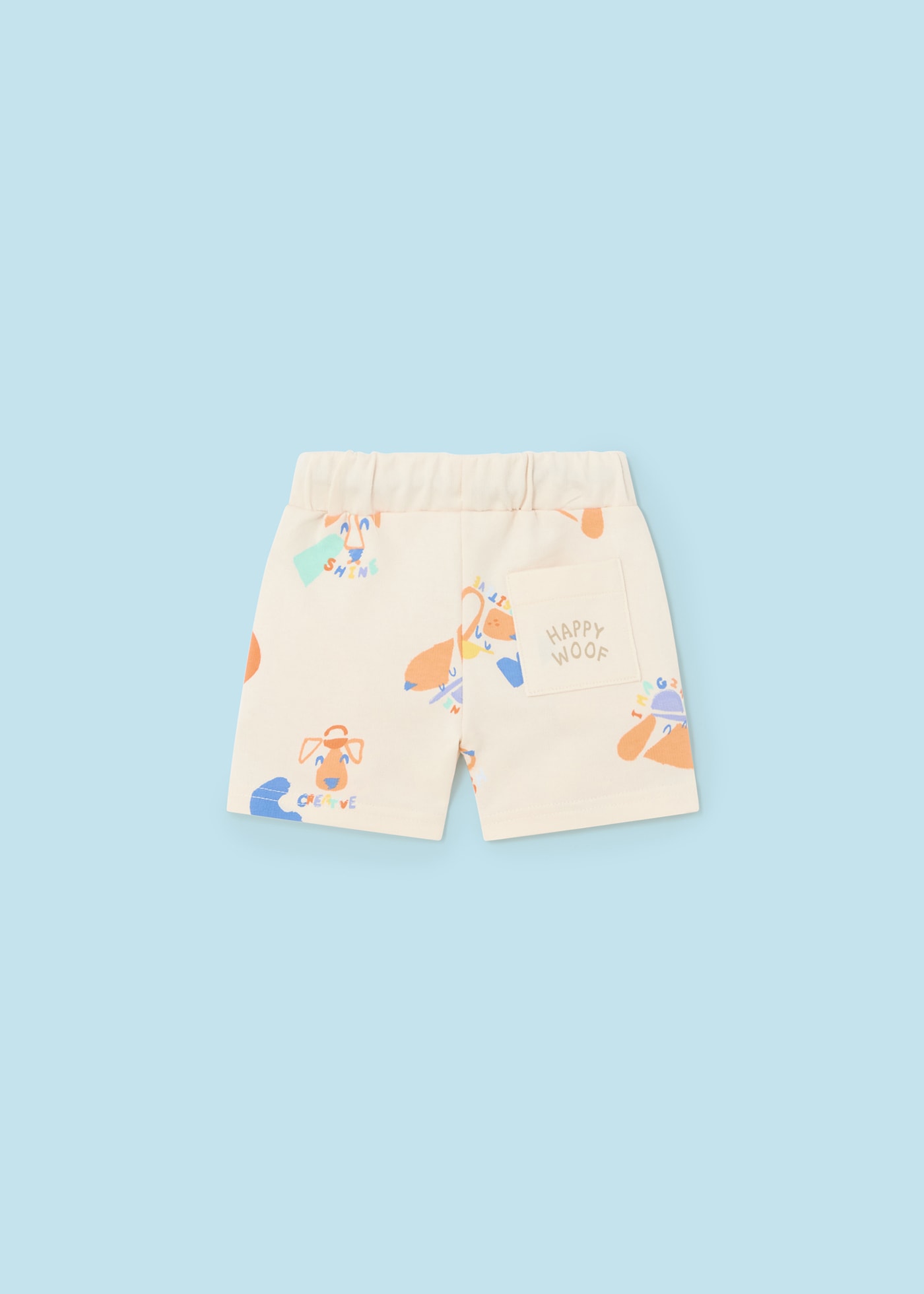 Baby Print Plush Shorts