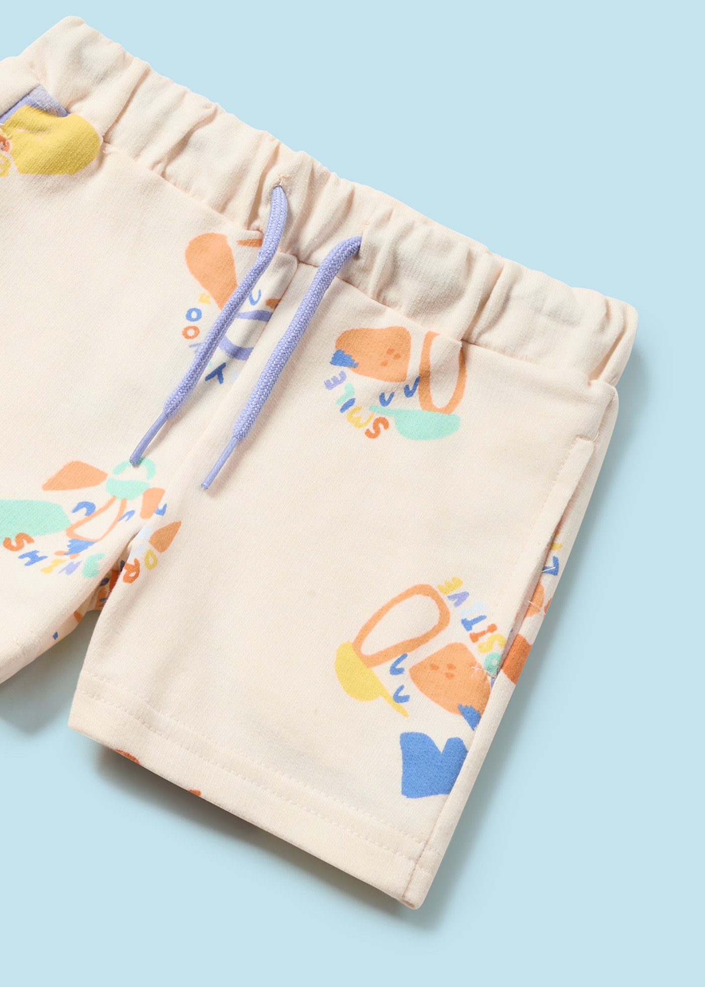Baby Print Plush Shorts