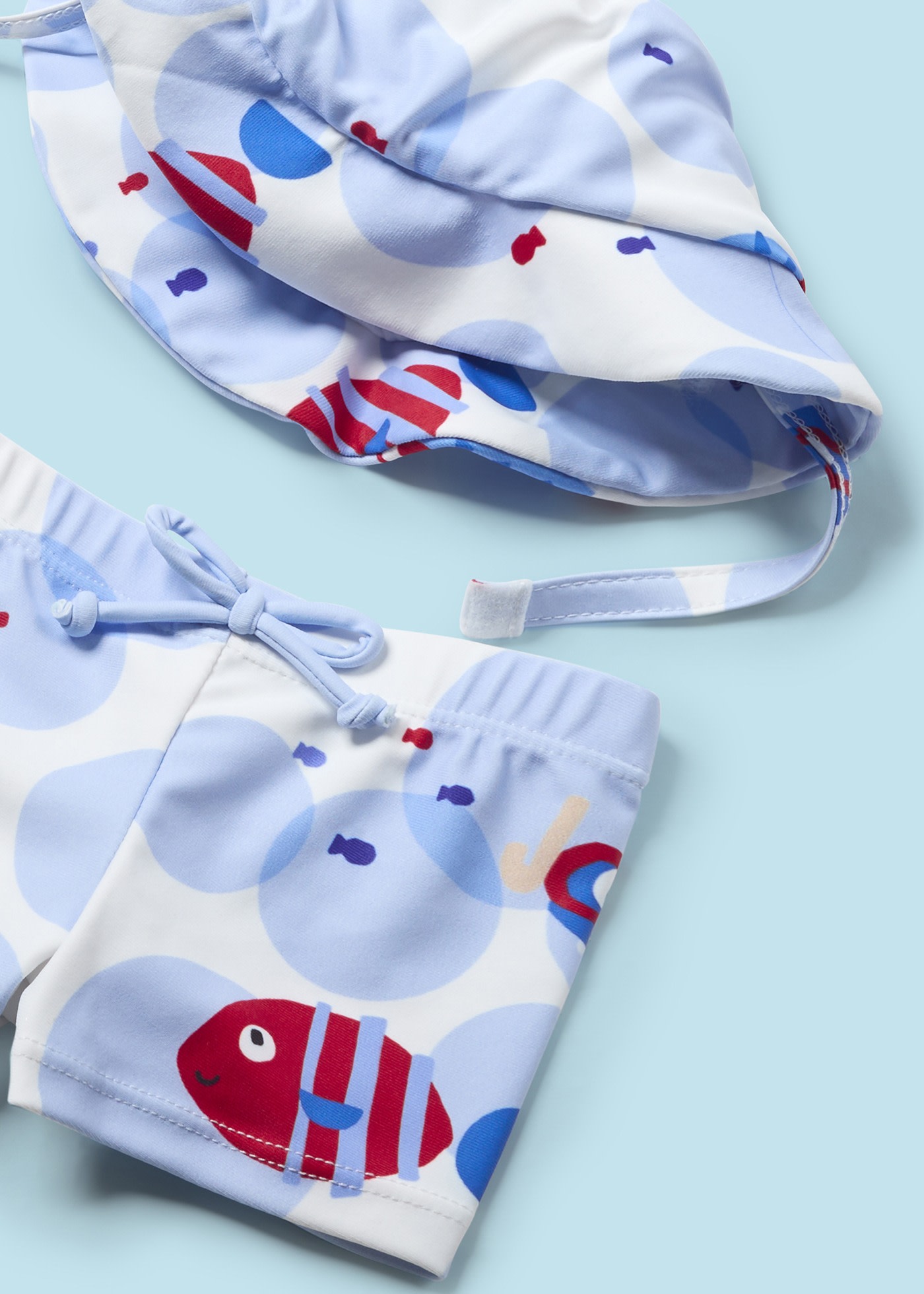 Completo 3 pezzi da mare neonato