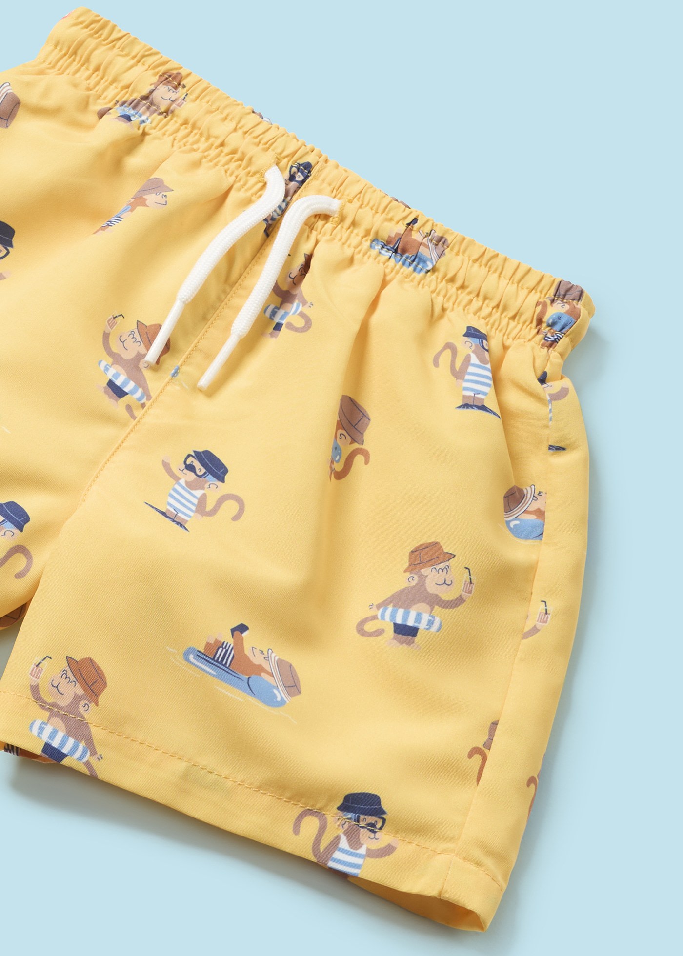 Baby Swimming Trunks with Bucket Hat