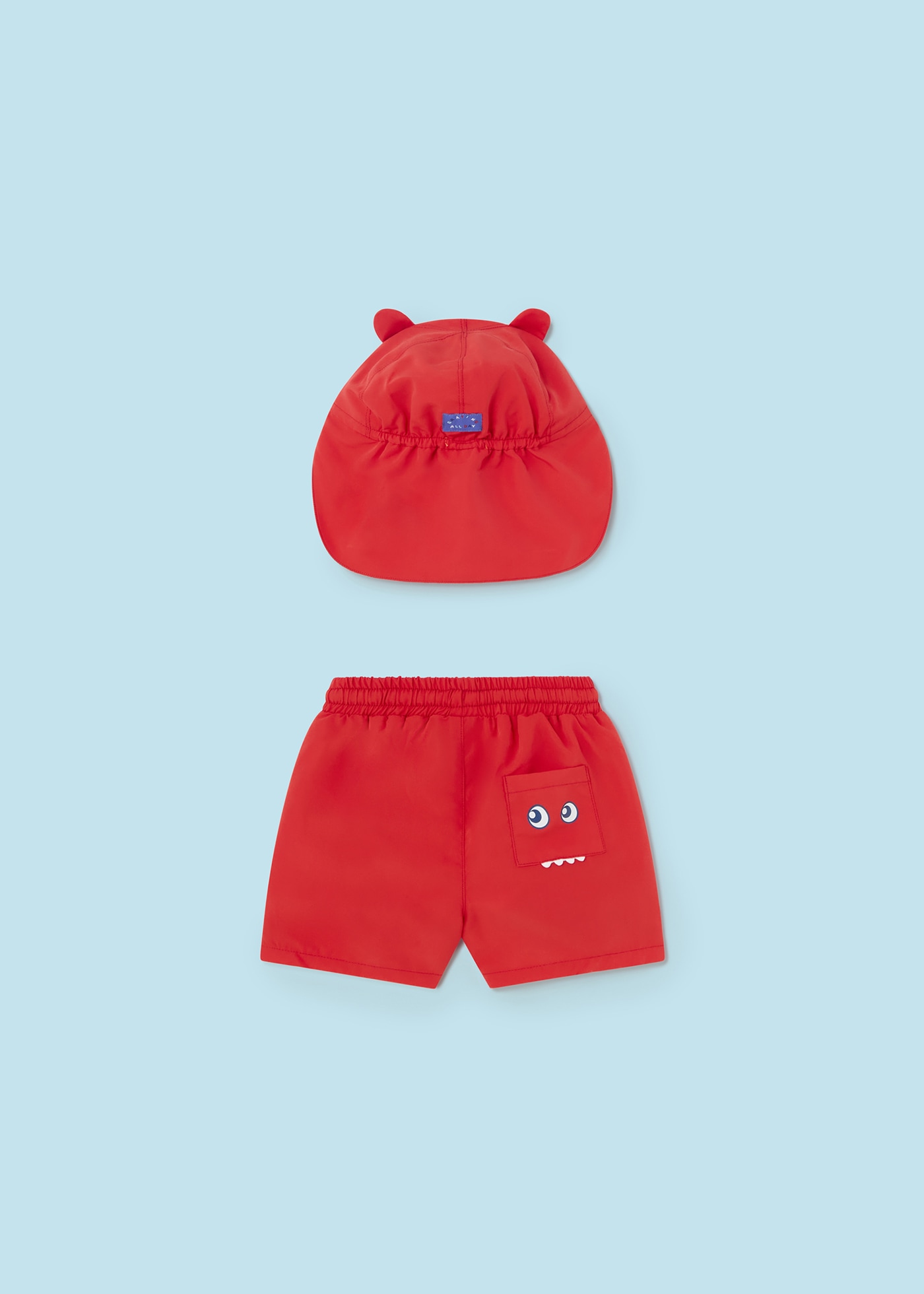 Baby Interactive Swim Shorts and Hat