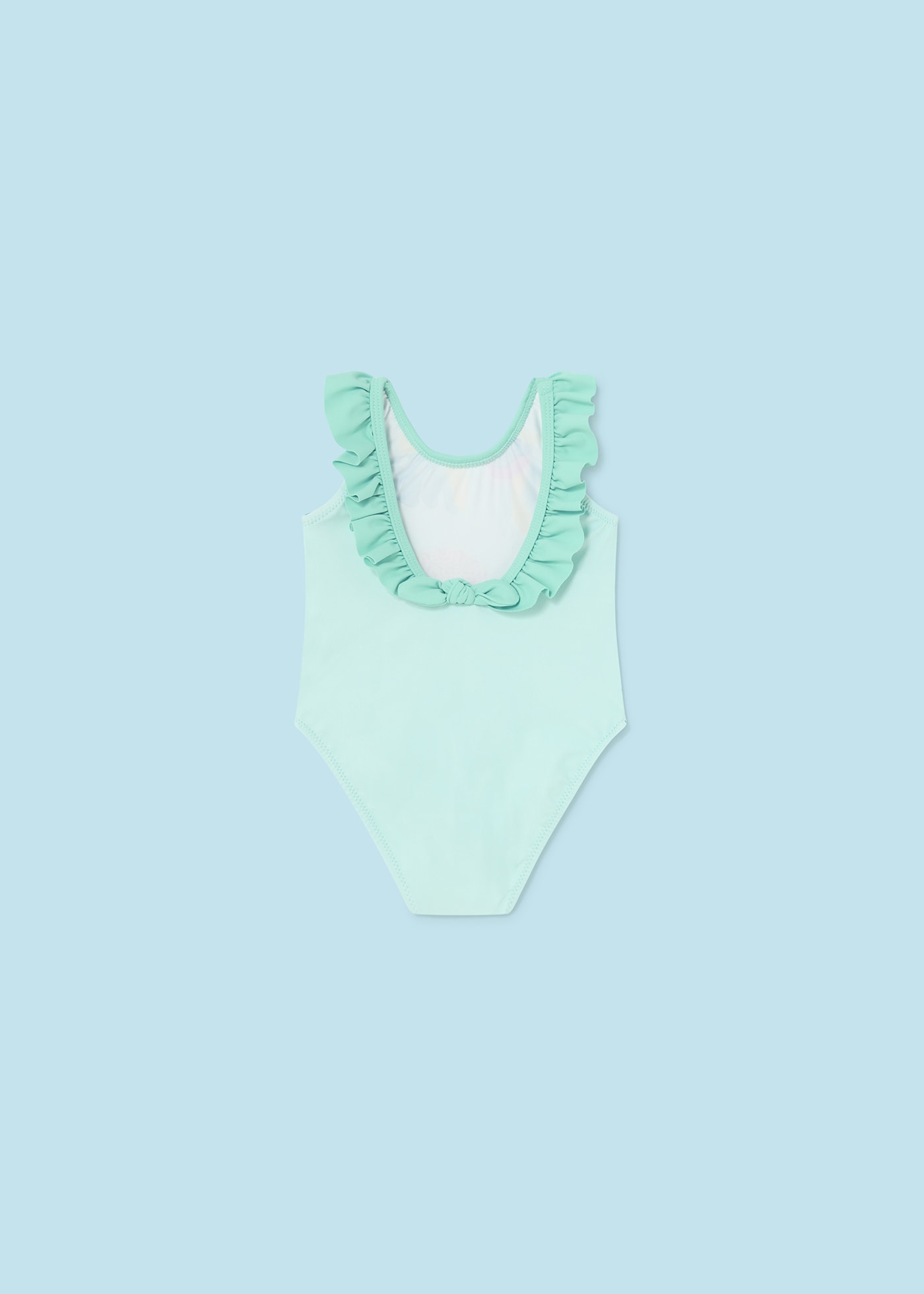 Baby printed swimsuit ruffles