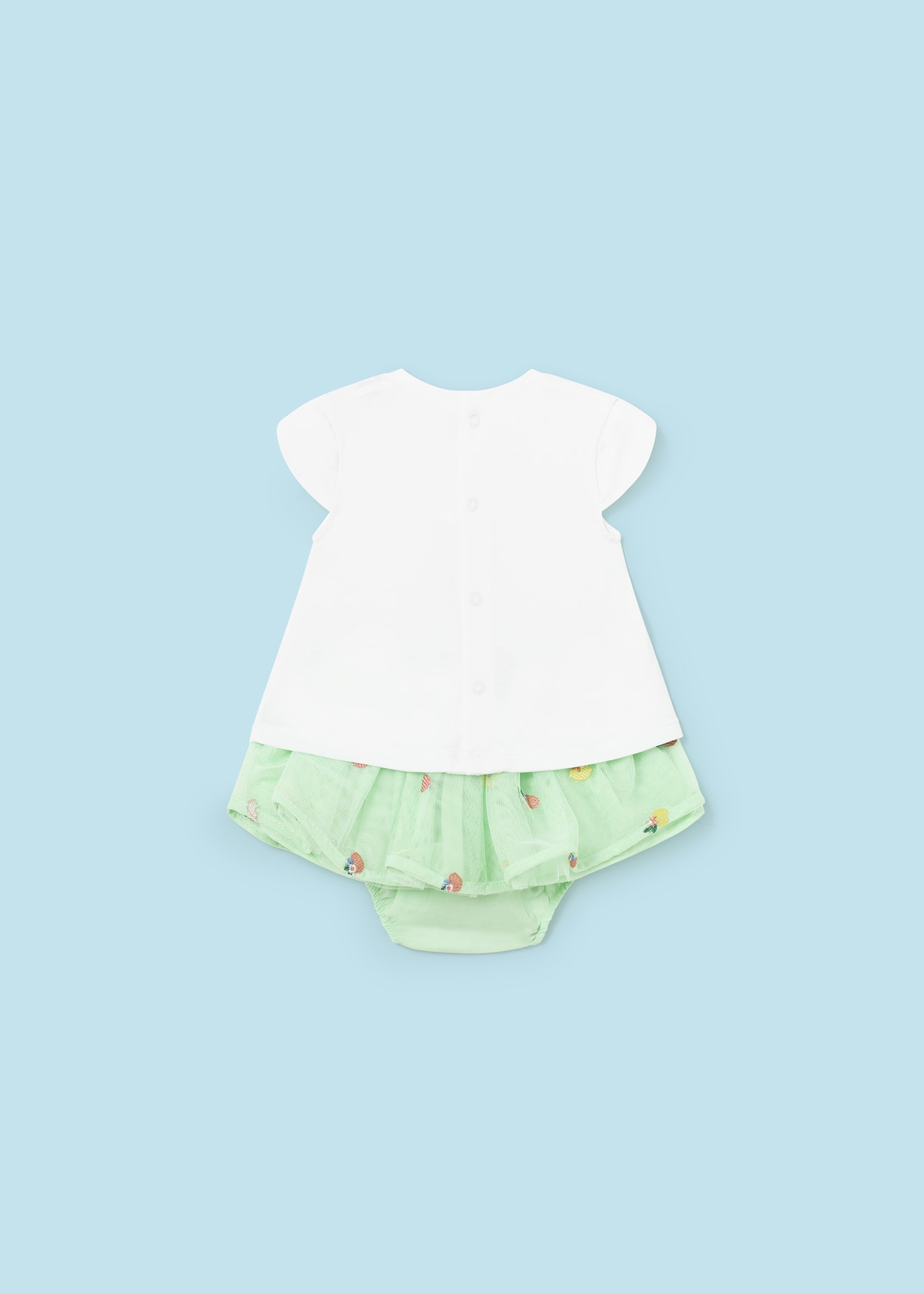 Newborn 2 Piece Set with Tulle Skirt