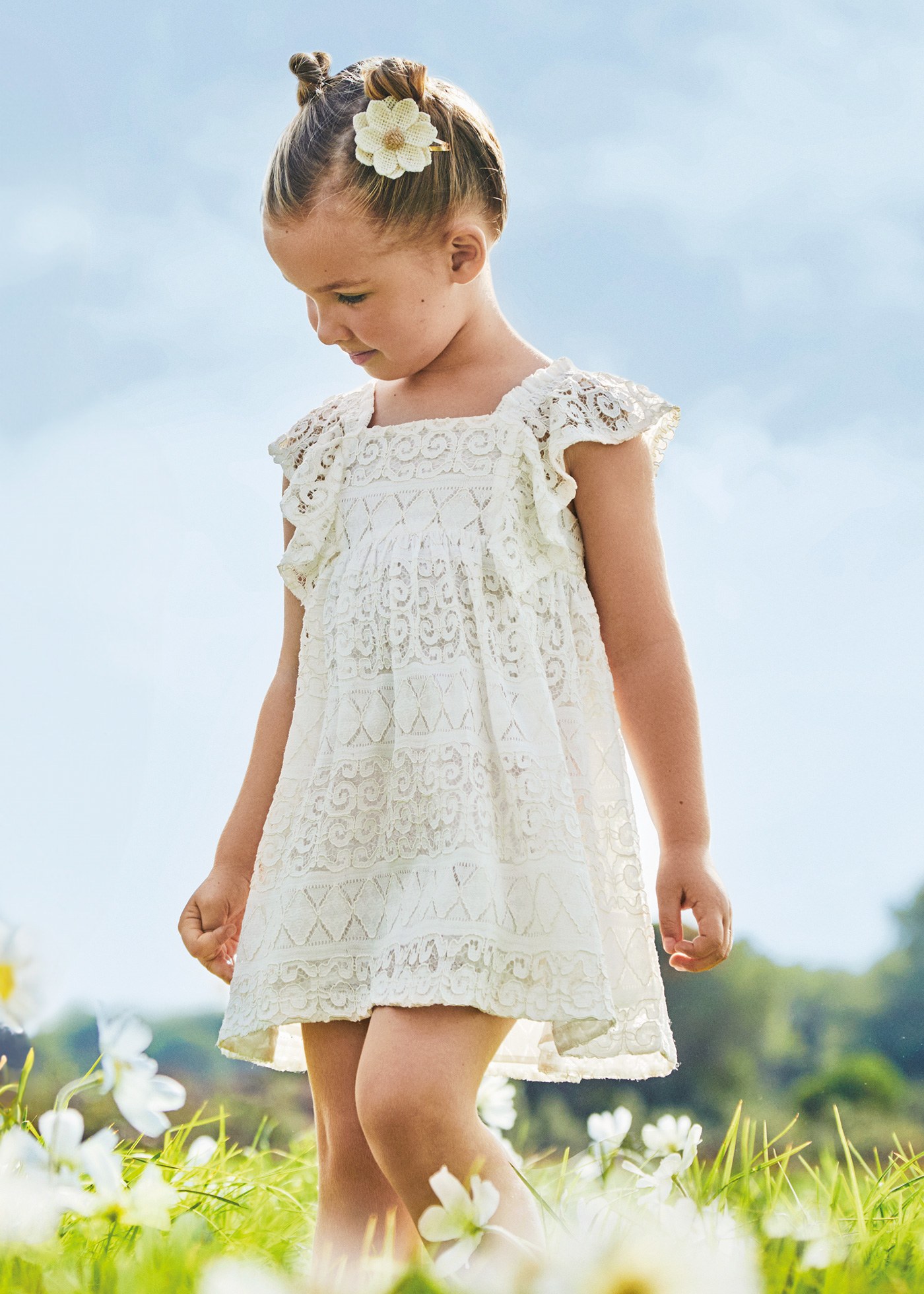 Vestito uncinetto bambina