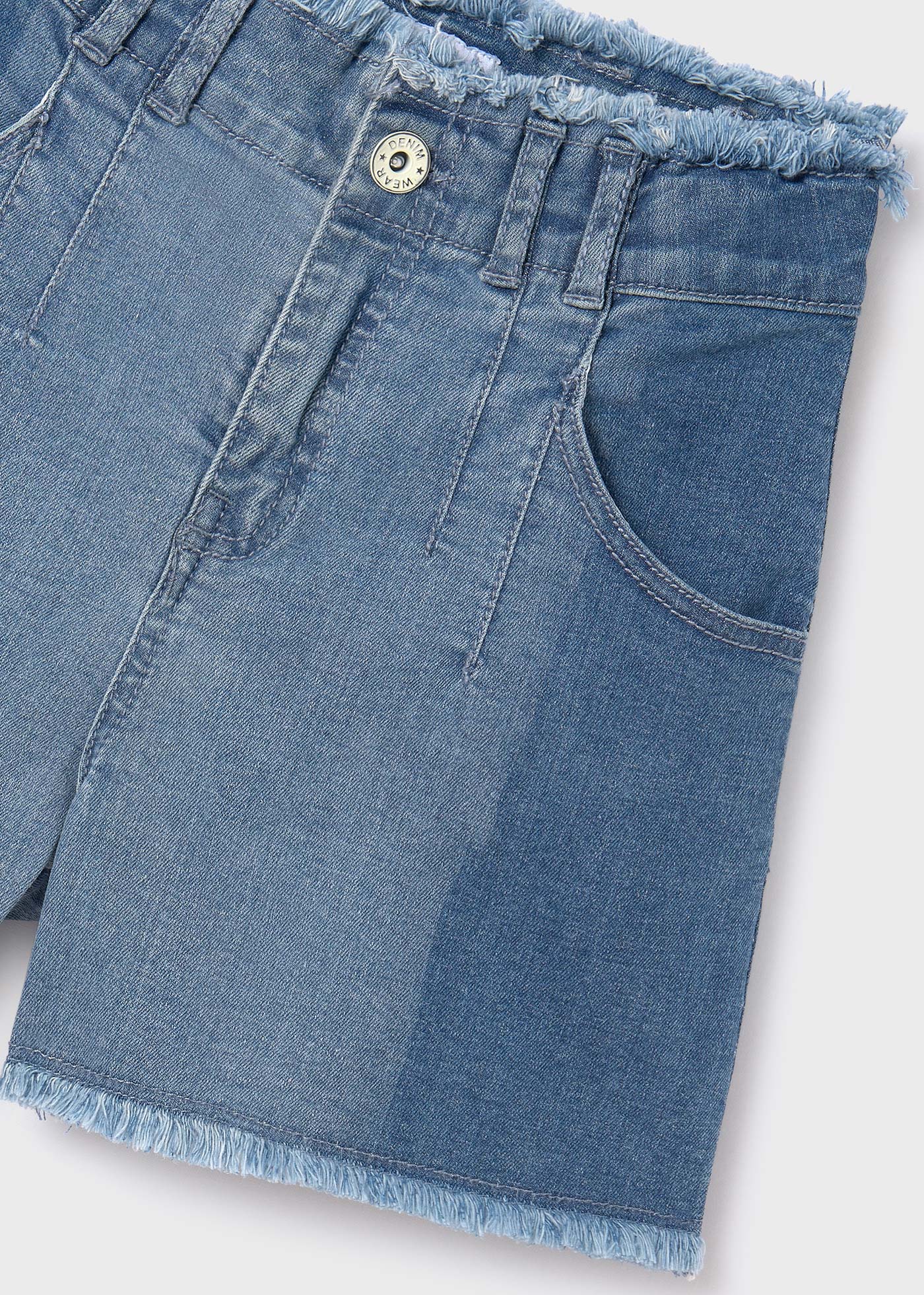 Krótkie spodnie jeansowe Better Cotton dla dziewczynki