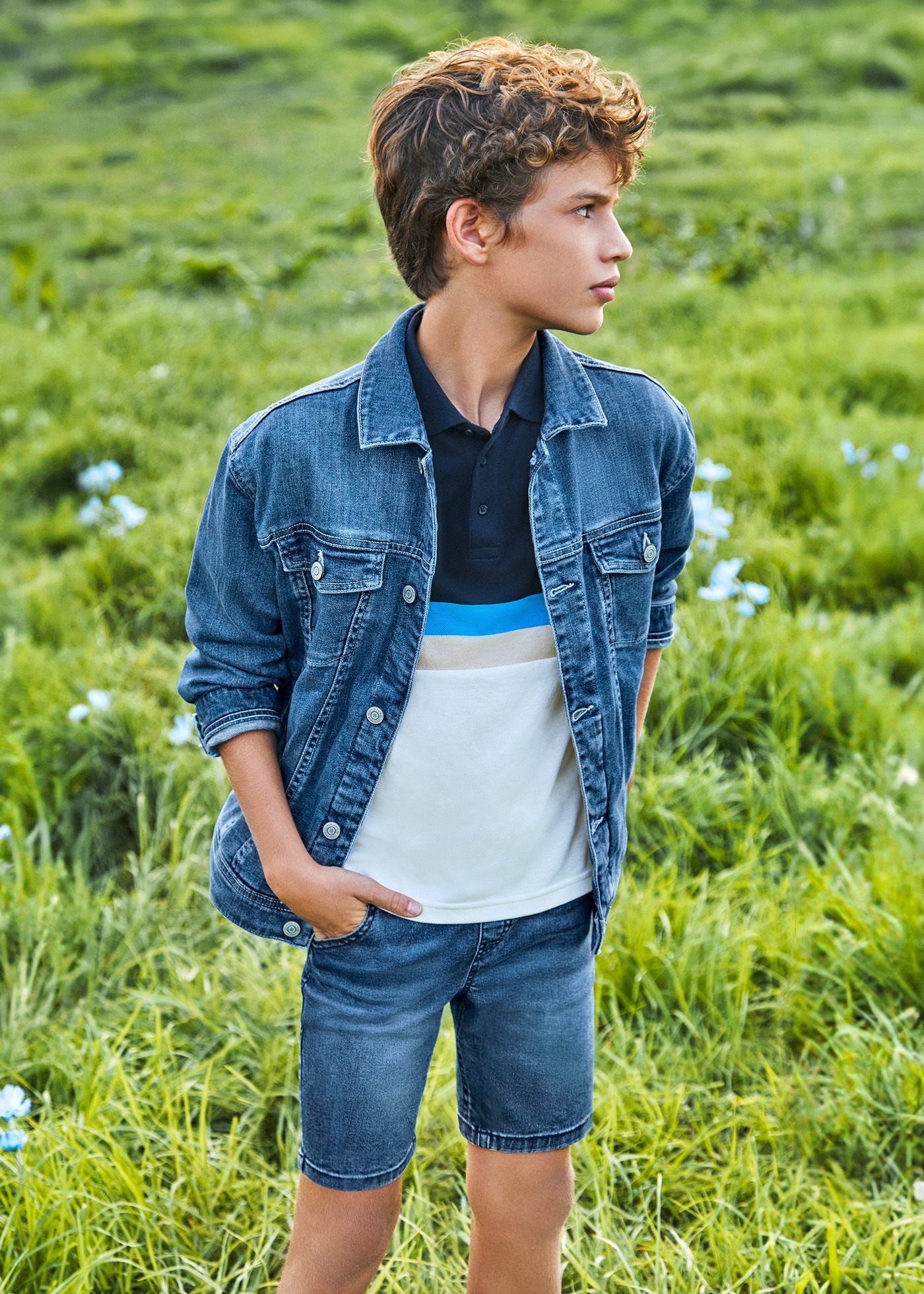 Jeans-Bermudas Better Cotton Teenager Jungen