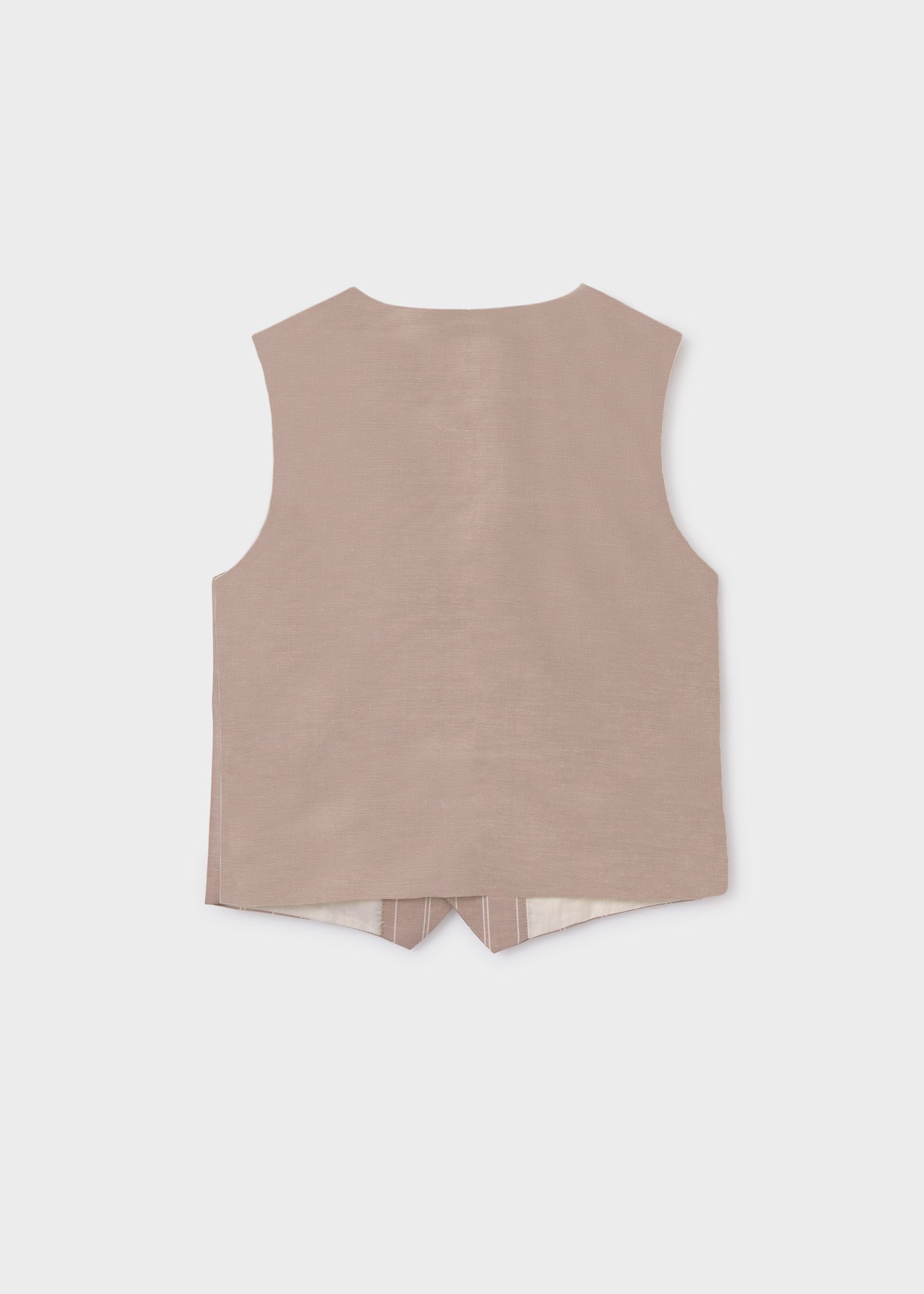 Boy Formal Linen Waistcoat