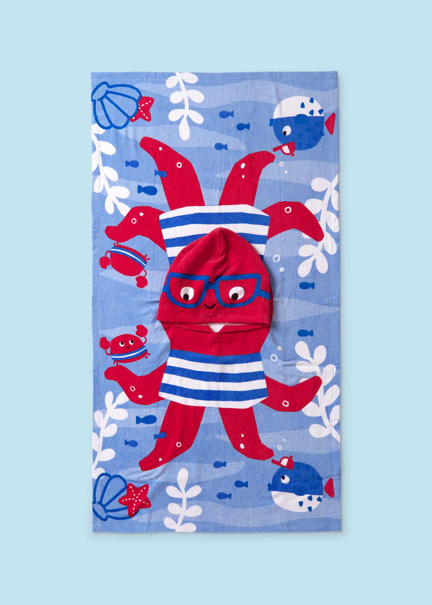 Baby beach hooded towel Better Cotton