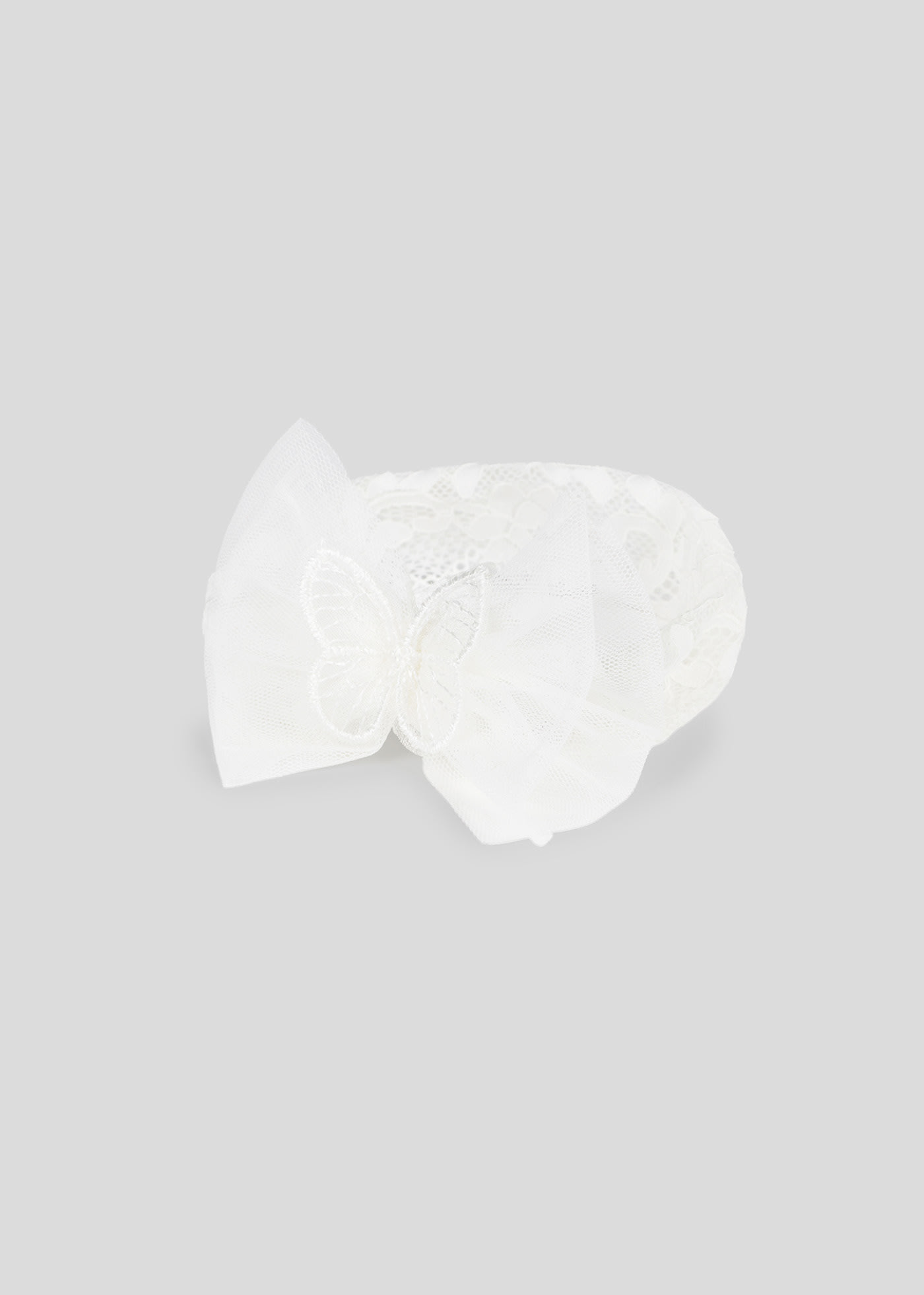 Set calze corte e fascia per capelli cotone organico neonato